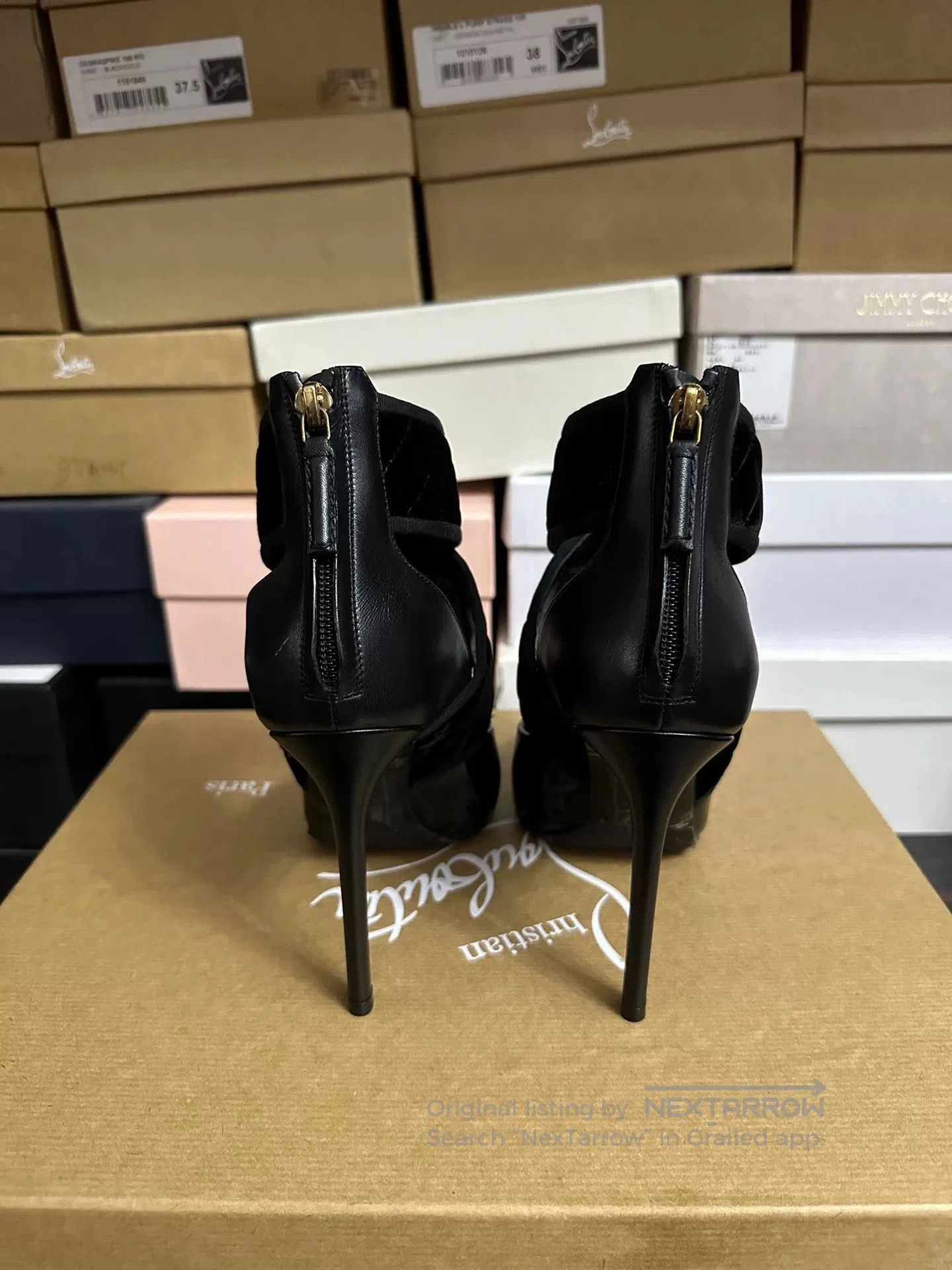 Lanvin Lanvin Runway Black Patent Leather Heels. Size US 7 / IT 37 - 6 Thumbnail