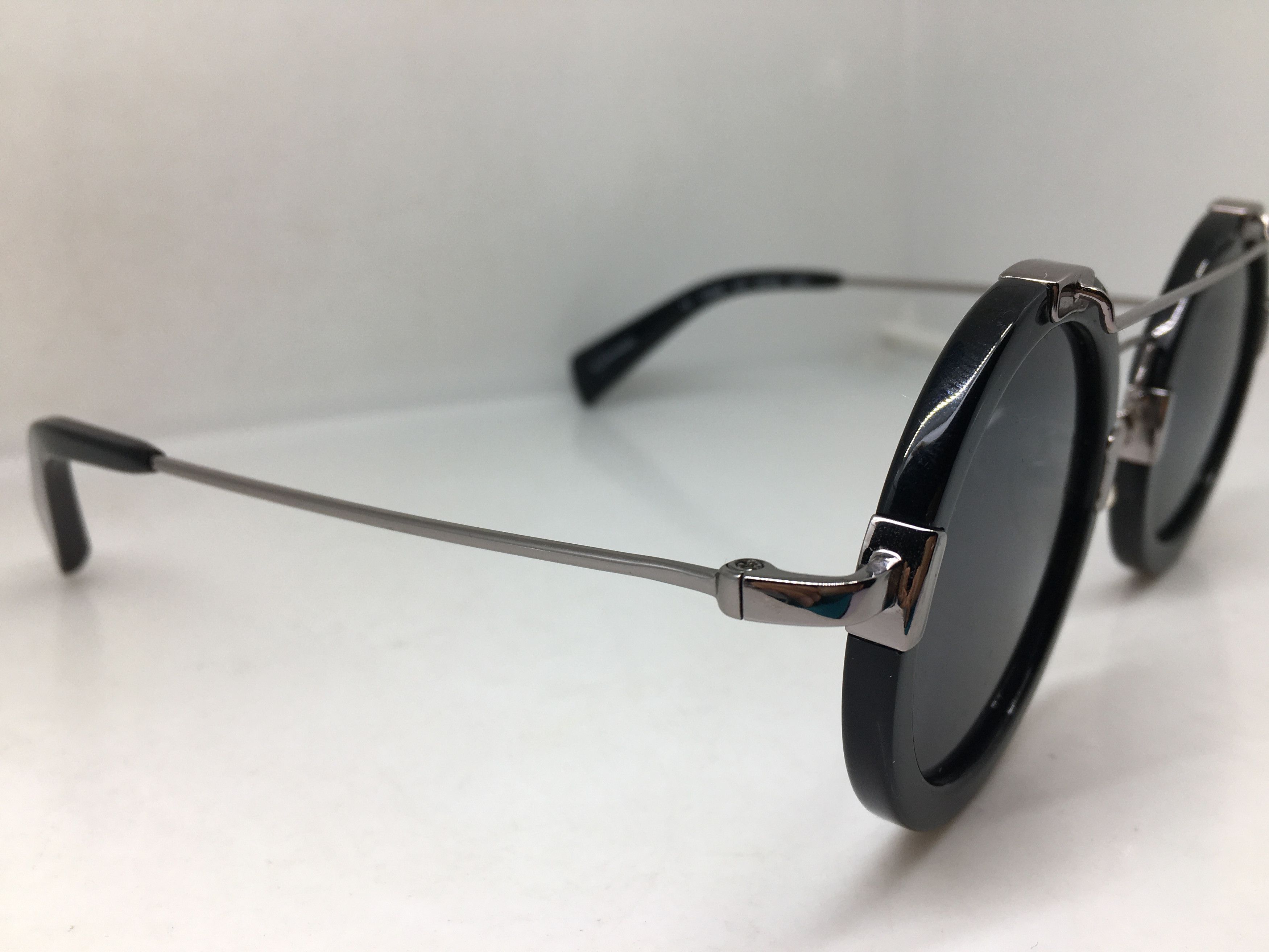 Yohji Yamamoto Yohji Yamamoto YY5006 Black Round Eyeglasses Sunglasses Size ONE SIZE - 3 Thumbnail