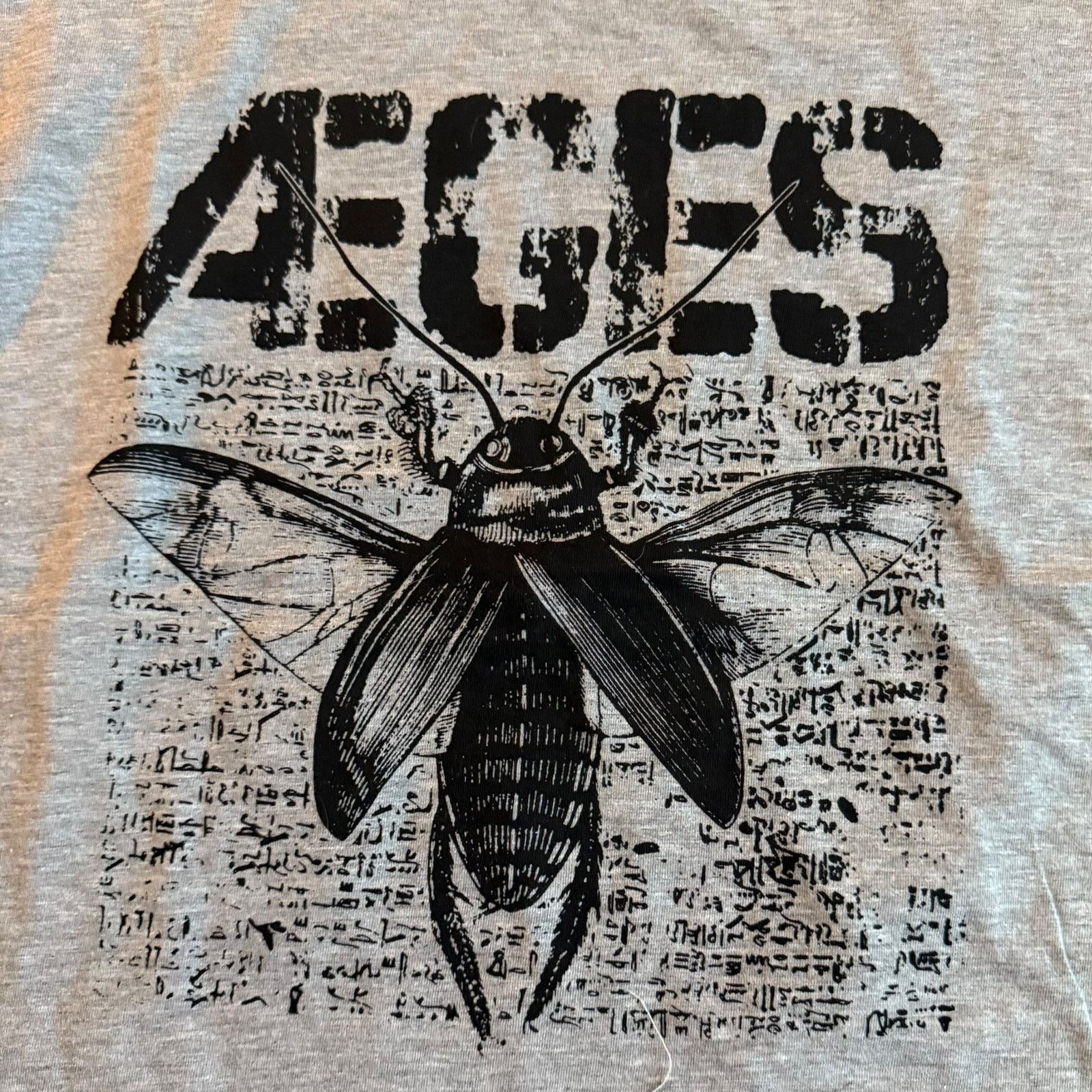 Band Tees Æges Band Self Titled Gray T-Shirt Size M Aeges Size US M / EU 48-50 / 2 - 2 Thumbnail