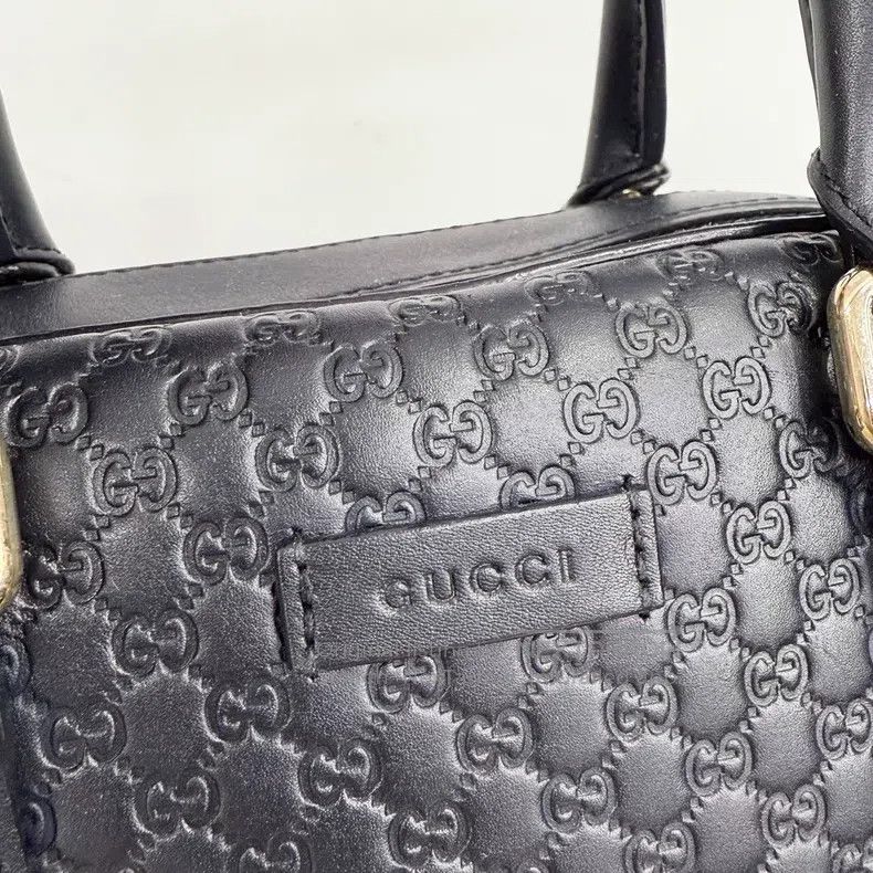Gucci Gucci Double G old flower embossed full leather Boston bag Size ONE SIZE - 4 Thumbnail