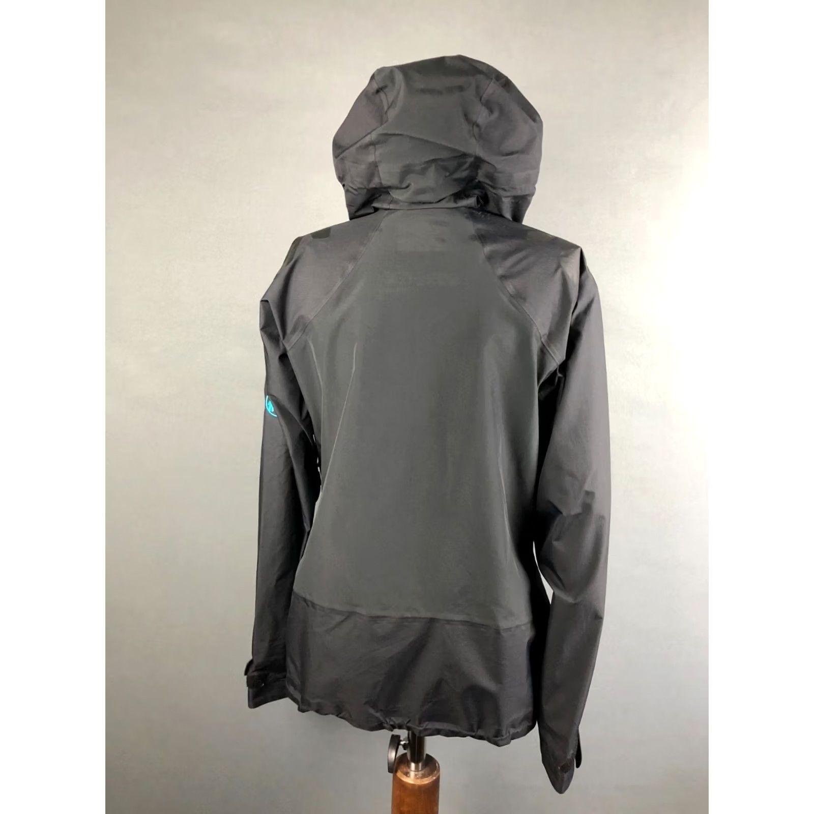 Mammut Mammut Windbreaker Jacket Women L Black Polyamide Full Zip Hooded Windbreaker Womens Regular Fit Size L / US 10 / IT 46 - 3 Thumbnail