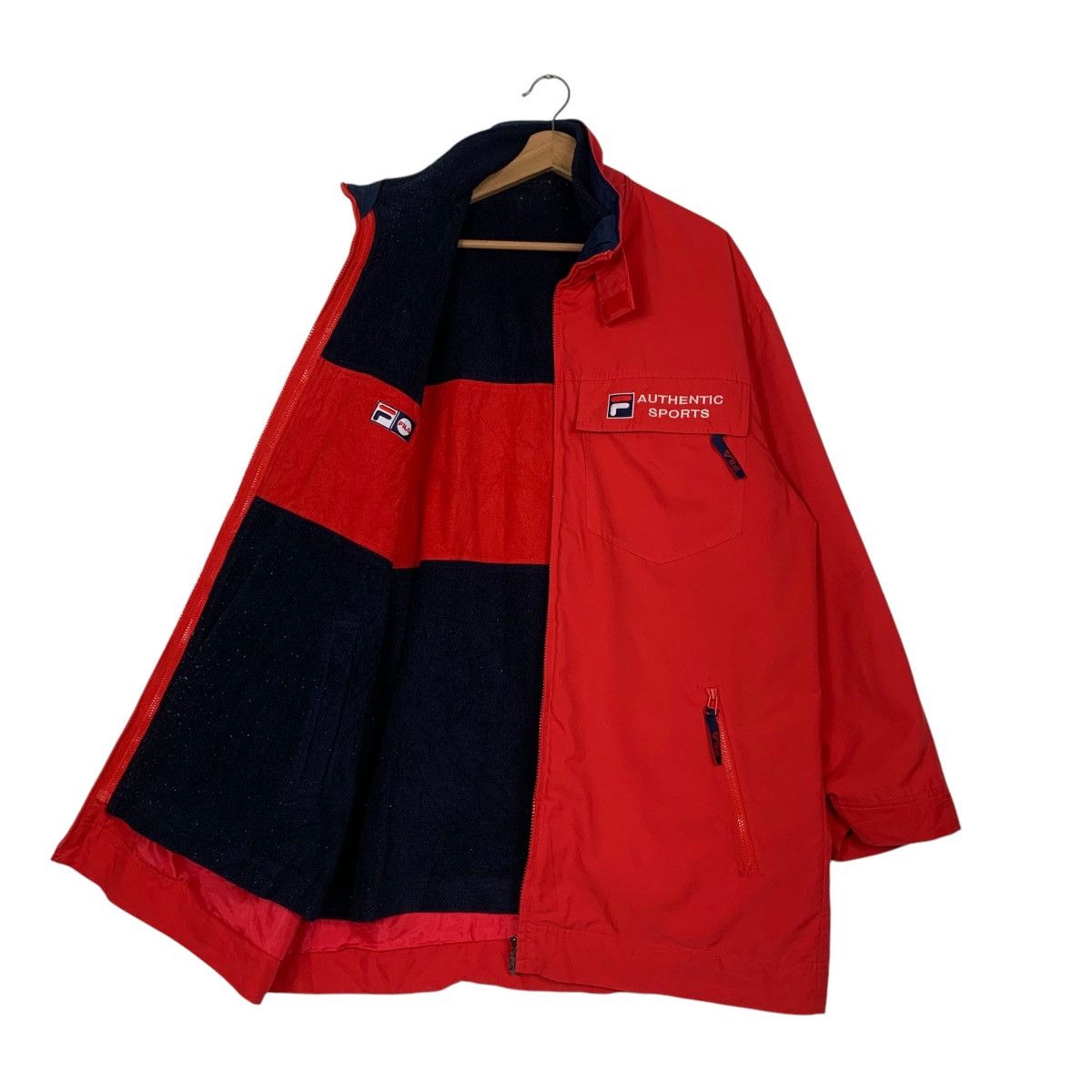 Fila Vintage 90's FILA Sports Red Jacket #2511-C113 Size US XL / EU 56 / 4 - 9 Thumbnail