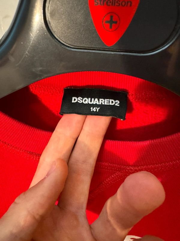Dsquared2 Dsquared2 Big Logo Red Sweatshirt S/M Size S / US 4 / IT 40 - 3 Thumbnail