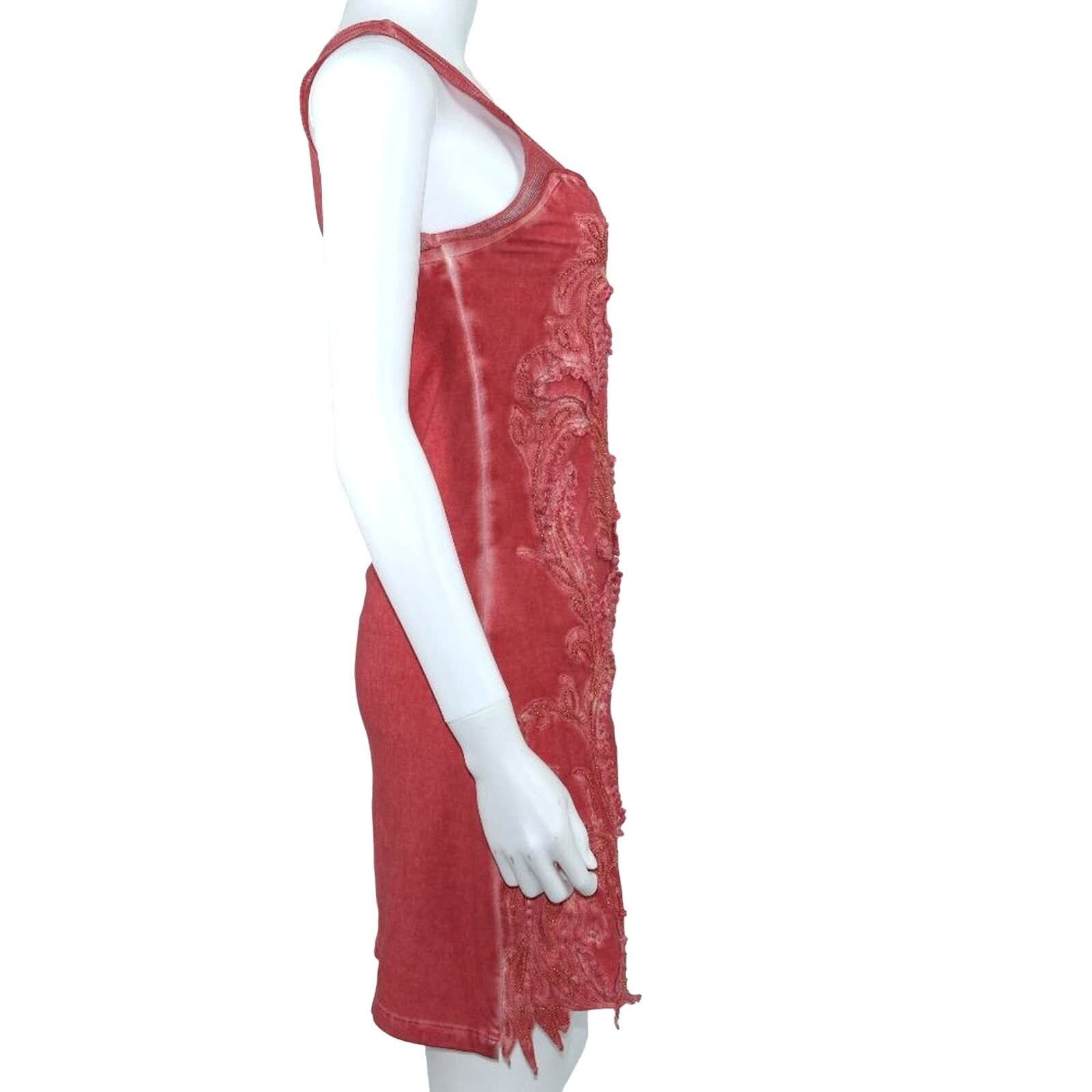 Free People Free People Pink Mesh Beaded V Neck Mini Dress Size Small Size S / US 4 / IT 40 - 2 Thumbnail