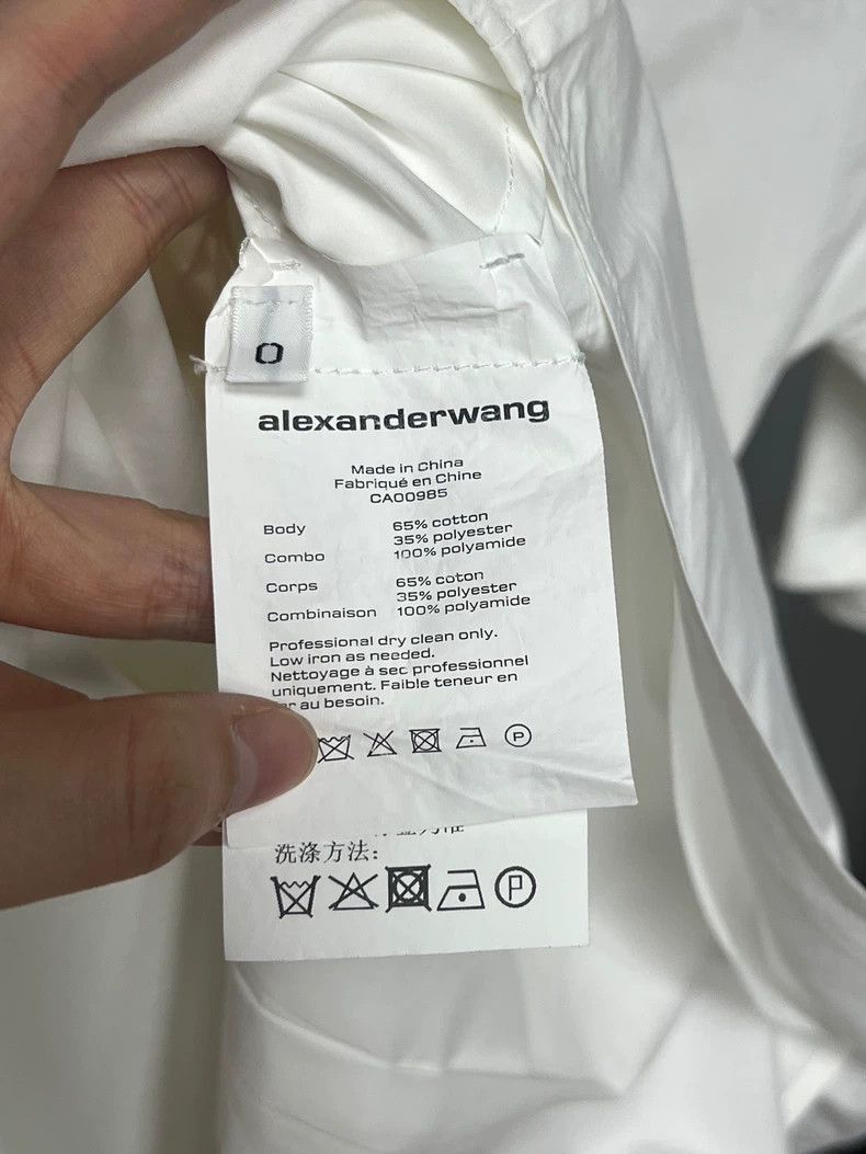 Alexander Wang Alexander Wang Asymmetric Off-Shoulder Blouse- Size XS / US 0-2 / IT 36-38 - 4 Thumbnail