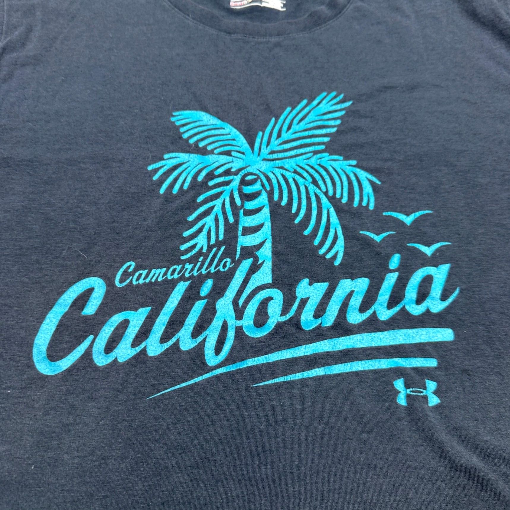Under Armour Under Armour Shirt Mens Blue L Short Sleeve California Logo Performance UA Size US L / EU 52-54 / 3 - 3 Thumbnail