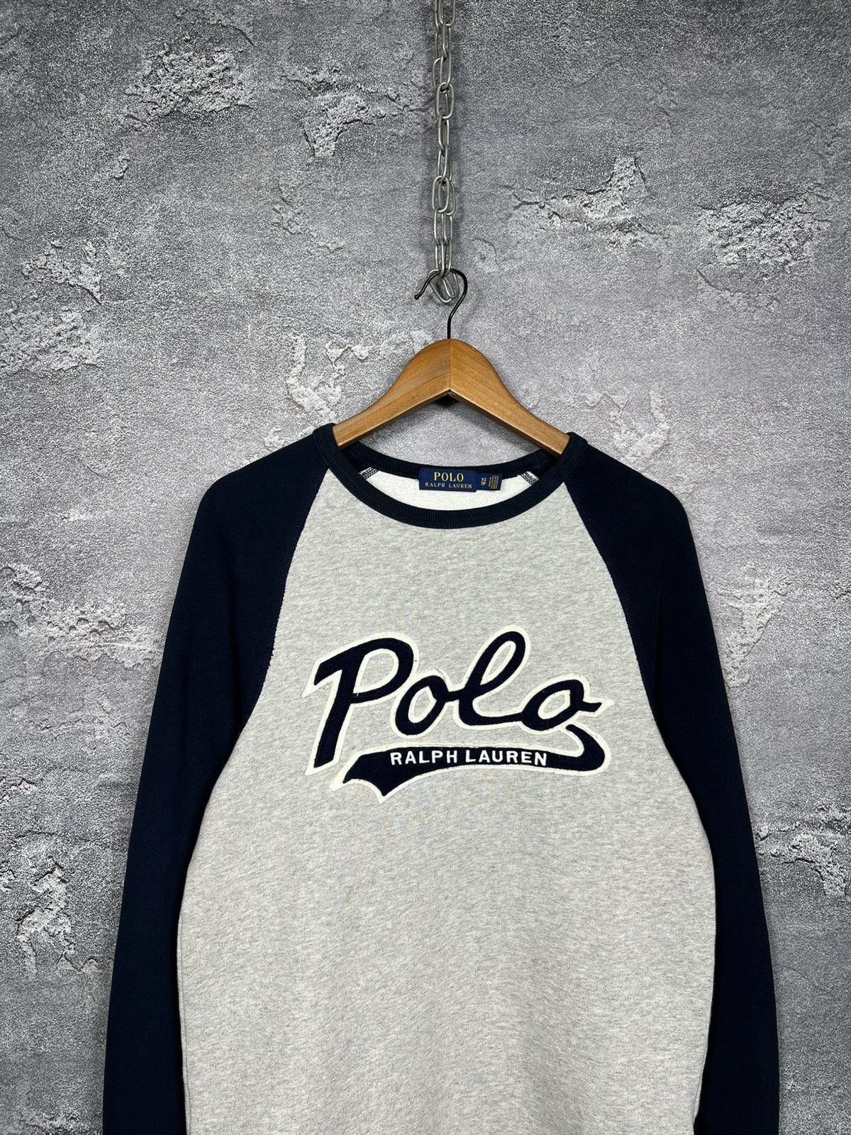 Polo Ralph Lauren Polo Ralph Lauren Baseball Sweatshirt With Big Logo Size S Size US S / EU 44-46 / 1 - 2 Thumbnail