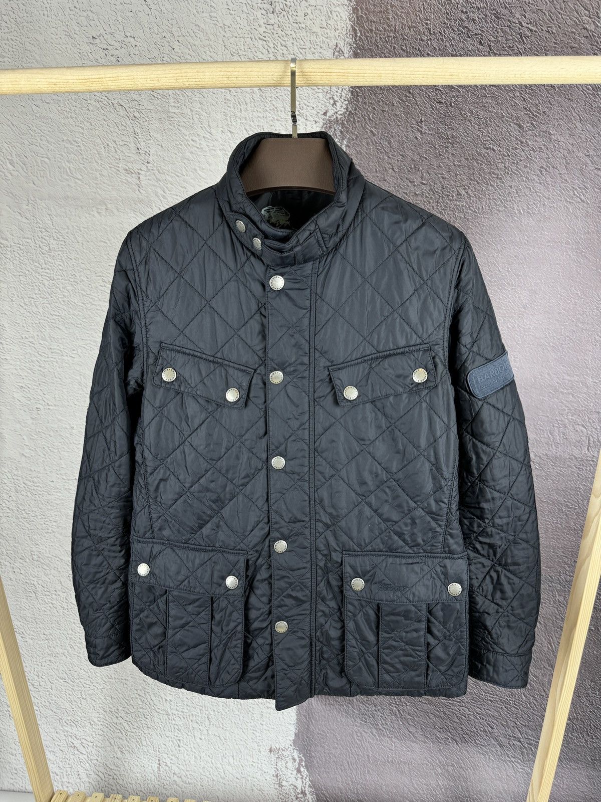 Barbour Barbour International Ariel vintage quilted nylon jacket Size US M / EU 48-50 / 2 - 2 Thumbnail