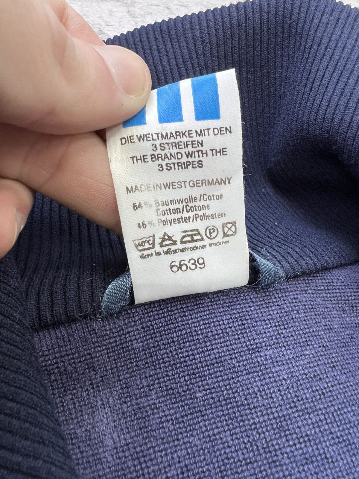 Designer × Vintage VINTAGE RETRO WEST GERMANY ADIDAS BLUE SUIT JACKET+pants Size US M / EU 48-50 / 2 - 6 Thumbnail