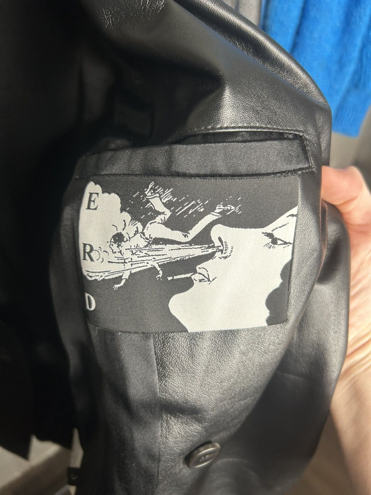 Enfants Riches Deprimes GRAIL 1/5 FRANKIE TEARDROP LEATHER BLAZER Size US S / EU 44-46 / 1 - 4 Thumbnail