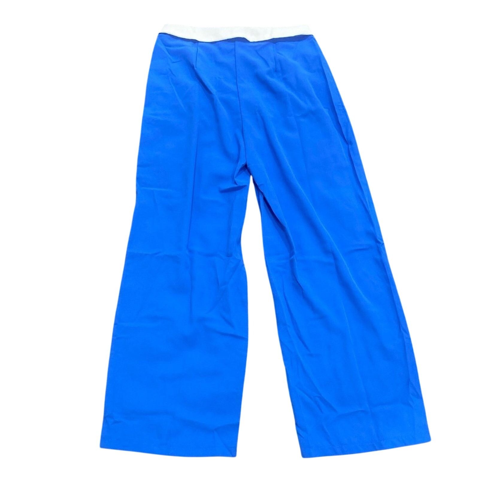 Shein Women's Colorblock Strapless Top and Pants Set Blue, Size L Size L / US 10 / IT 46 - 8 Thumbnail