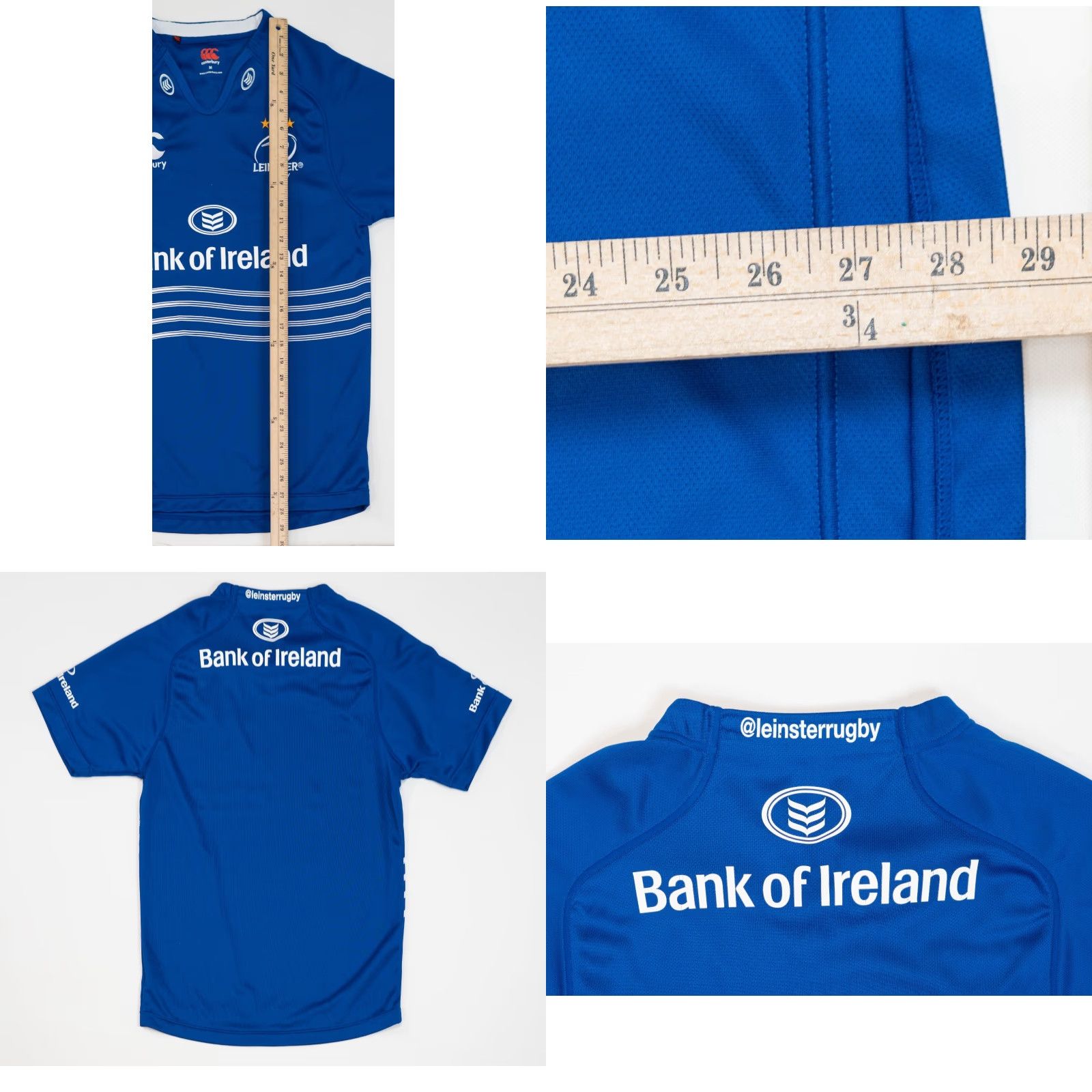 Vintage Leinster Rugby Shirt Mens M Jersey Polo Canterbury Bank of Ireland Vintage Size US M / EU 48-50 / 2 - 9 Thumbnail