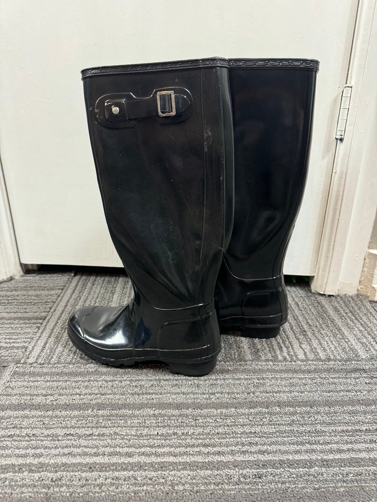 Hunter HUNTER BOOTS Woman’s Original Tall Back Adjustable Rain Boo Size US 5 / IT 35 - 7 Thumbnail