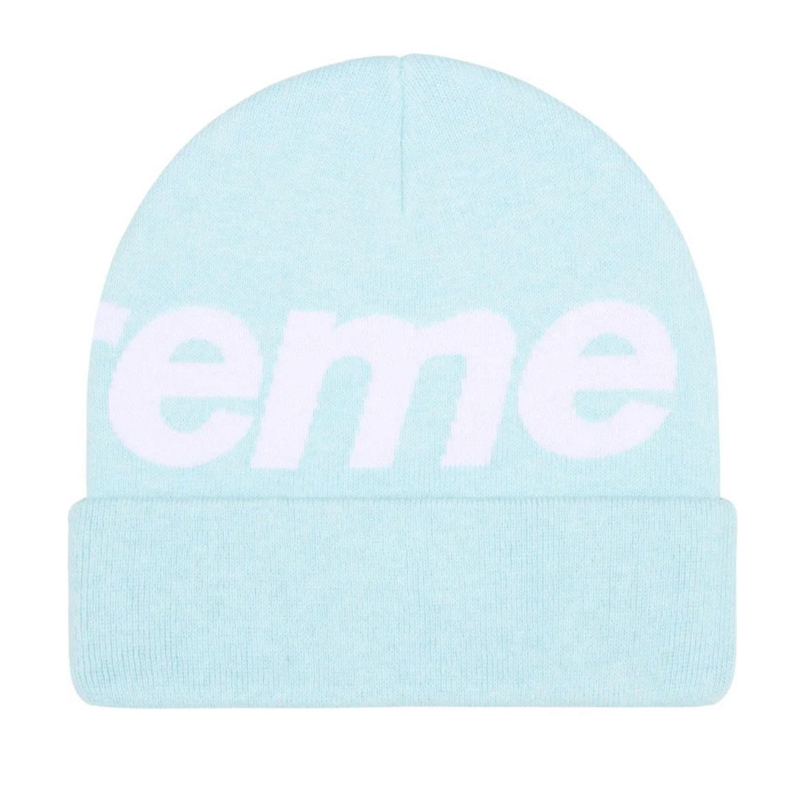 Supreme Supreme Big Logo Beanie Baby Blue FW25 Size ONE SIZE - 2 Thumbnail