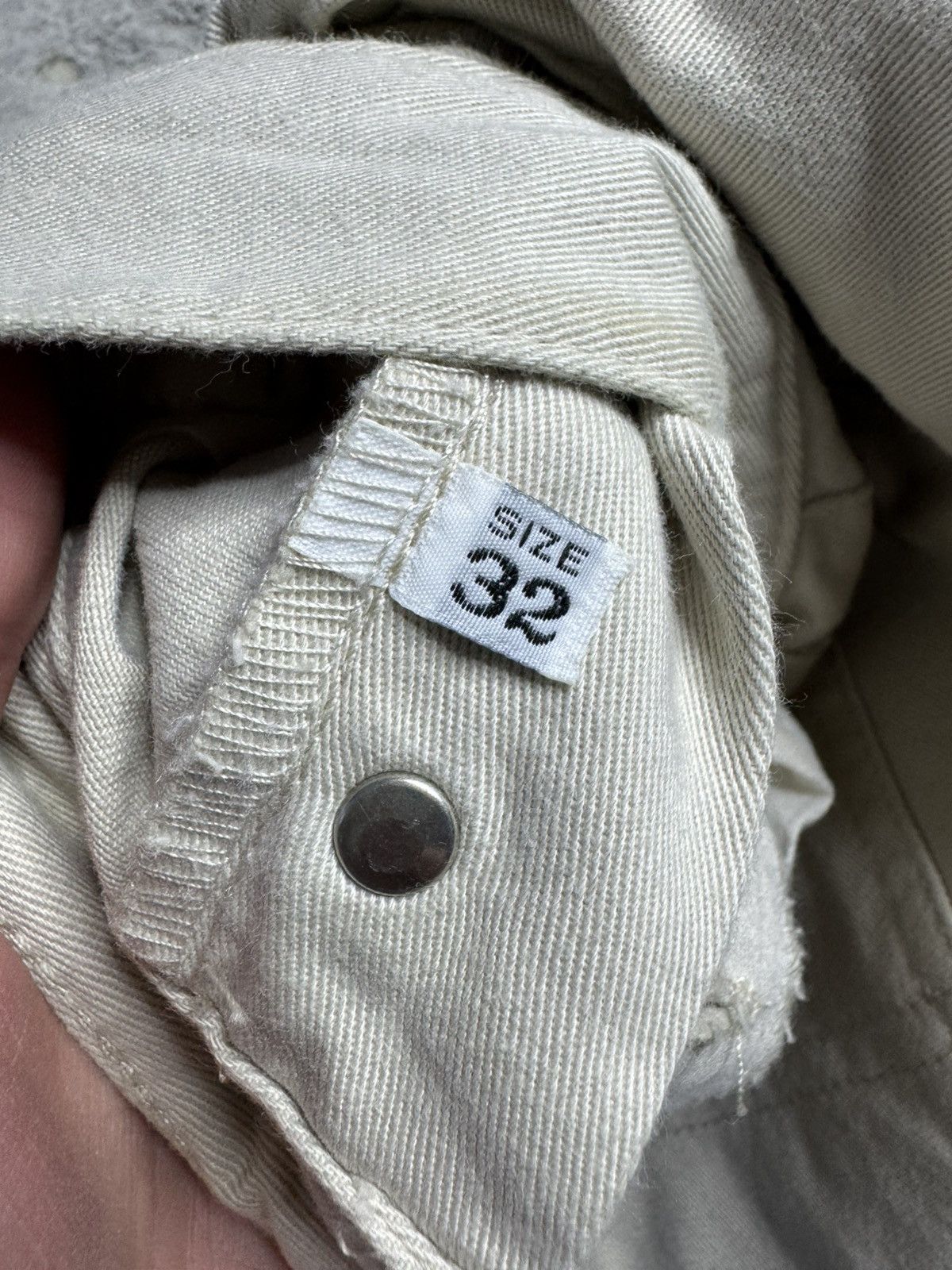 Giorgio Armani × Vintage ARMANI JEANS VINTAGE SZ 32 LINEN COTTON MADE IN ITALY MEN'S Size US 32 / EU 48 - 9 Thumbnail