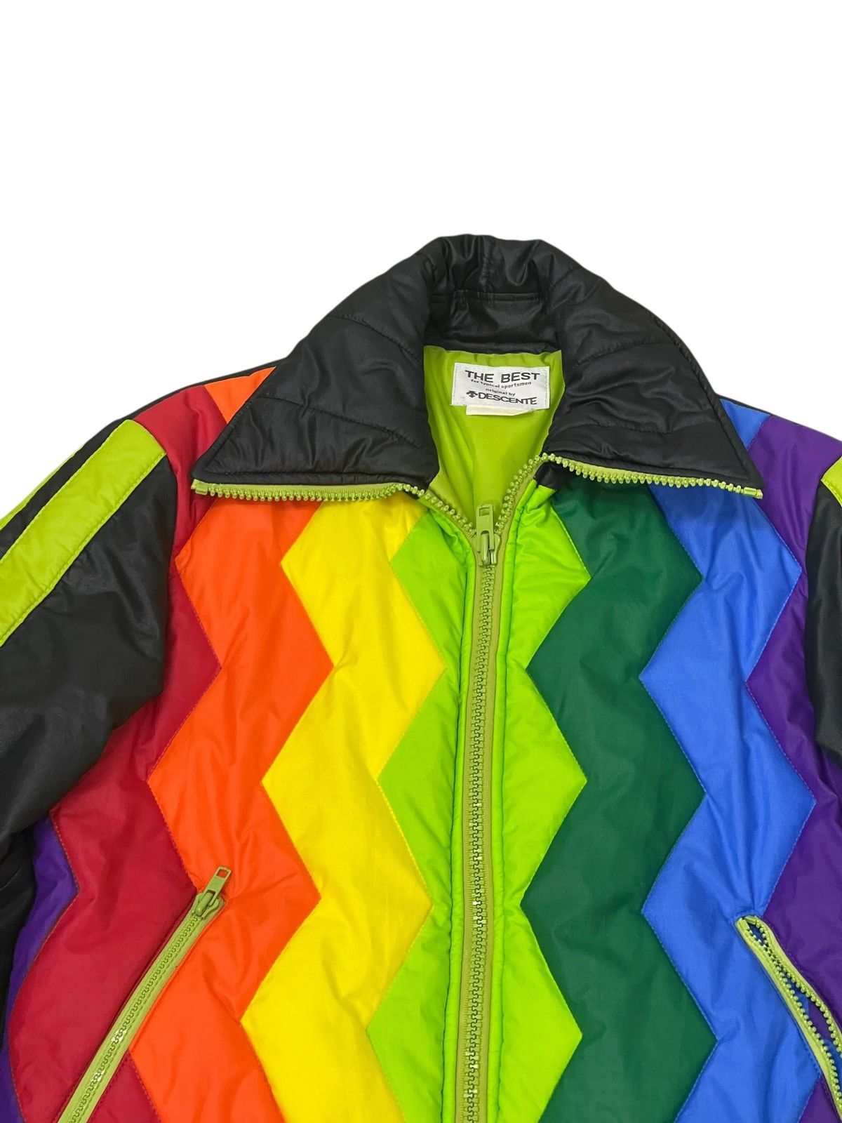 Descente Vtg 80/90s Descente Colour Block Ski Padded Jacket 7🟩1 Size US M / EU 48-50 / 2 - 6 Thumbnail