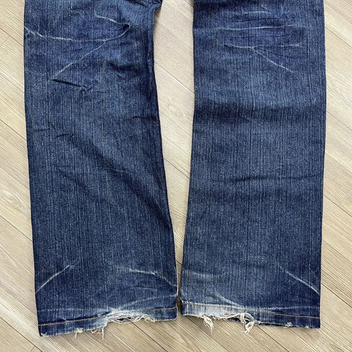 If Six Was Nine × Japanese Brand × Le Grande Bleu (L.G.B.) Y2K I ☠️ Rock Limited Distressed Skulls Blue Jeans Lgb Goa Size US 34 / EU 50 - 6 Thumbnail