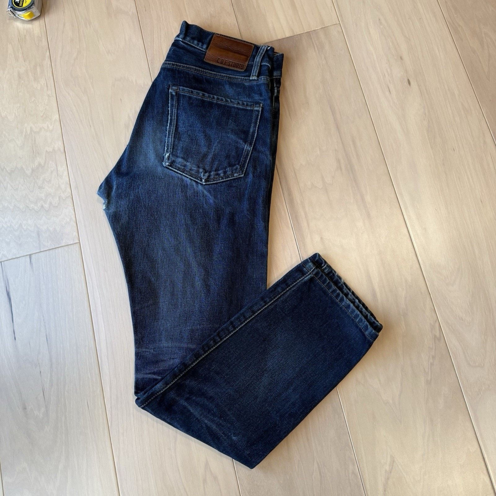 C.O.F. Studio COF Studio Jeans 32 Blue Dark Wash Minimalist Workwear Size US 32 / EU 48 - 12 Thumbnail