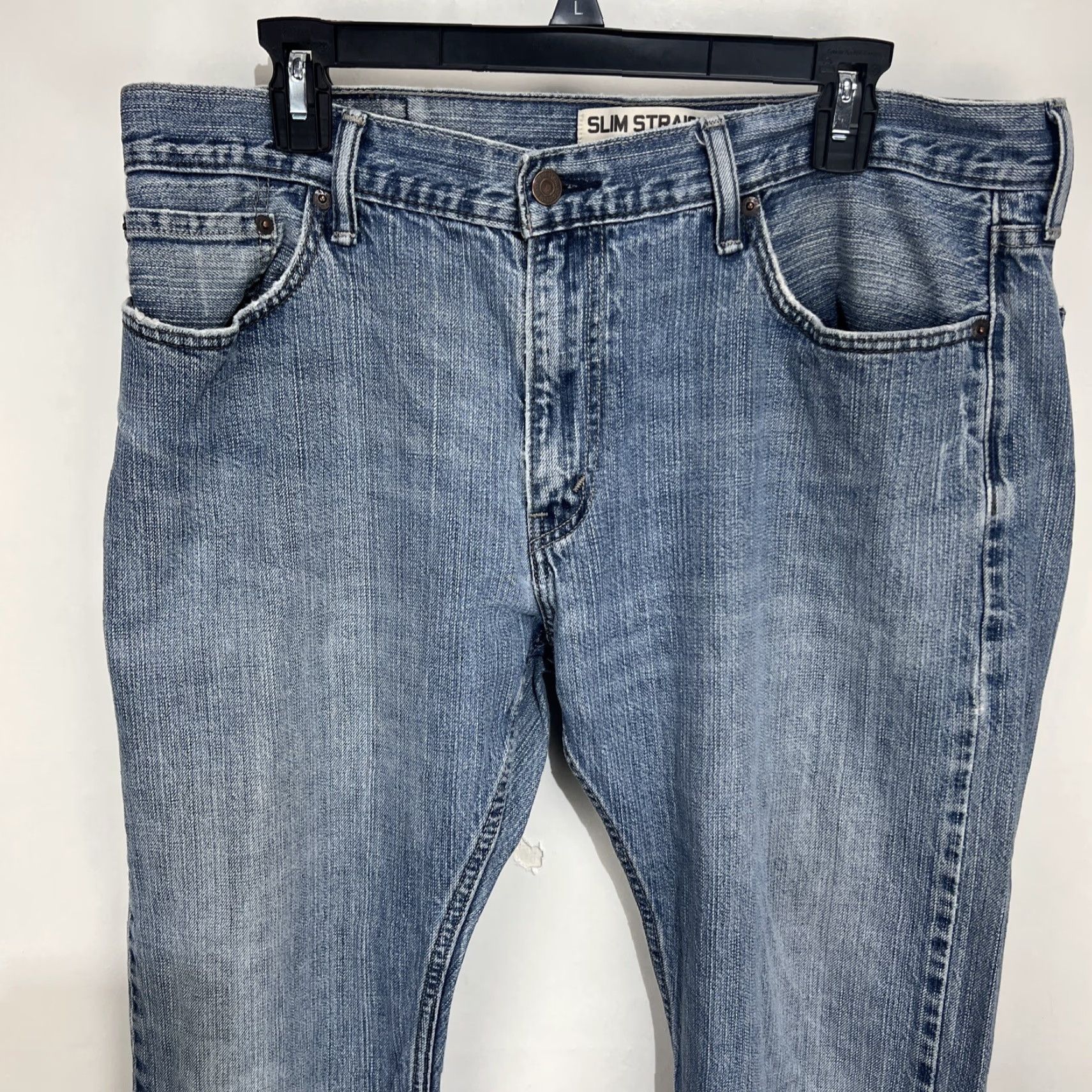 Levi's Levi's 514 Jeans Men 36 Slim Straight Light Blue Denim 5-Pocket Zip Mid Rise Cotton Pants 30 Inseam 36x30 Regular Denim Value Shirt Size US 36 / EU 52 - 2 Thumbnail