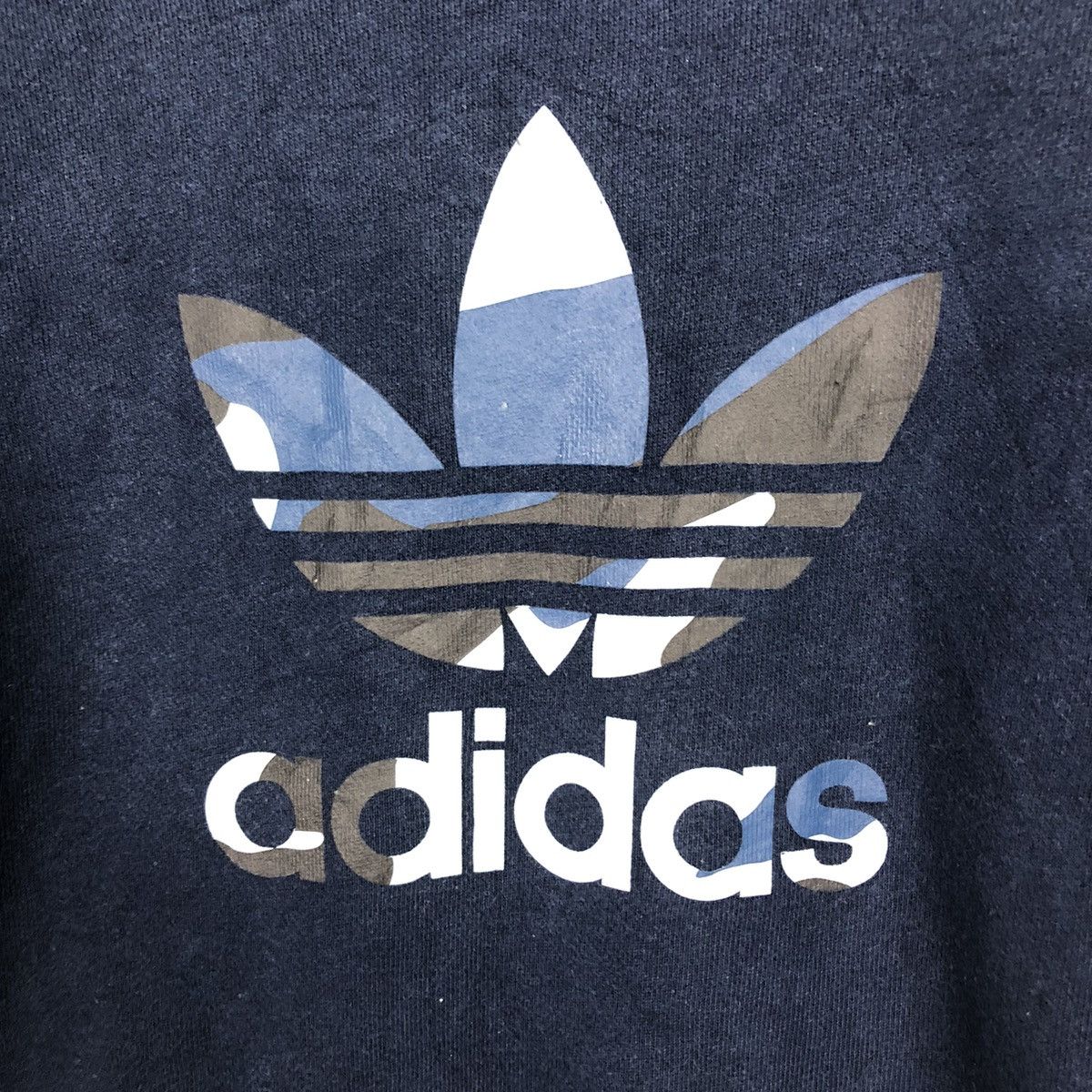 Adidas 📌Vintage Sweatshirt Adidas Big Logo Over Print Size US M / EU 48-50 / 2 - 13 Thumbnail