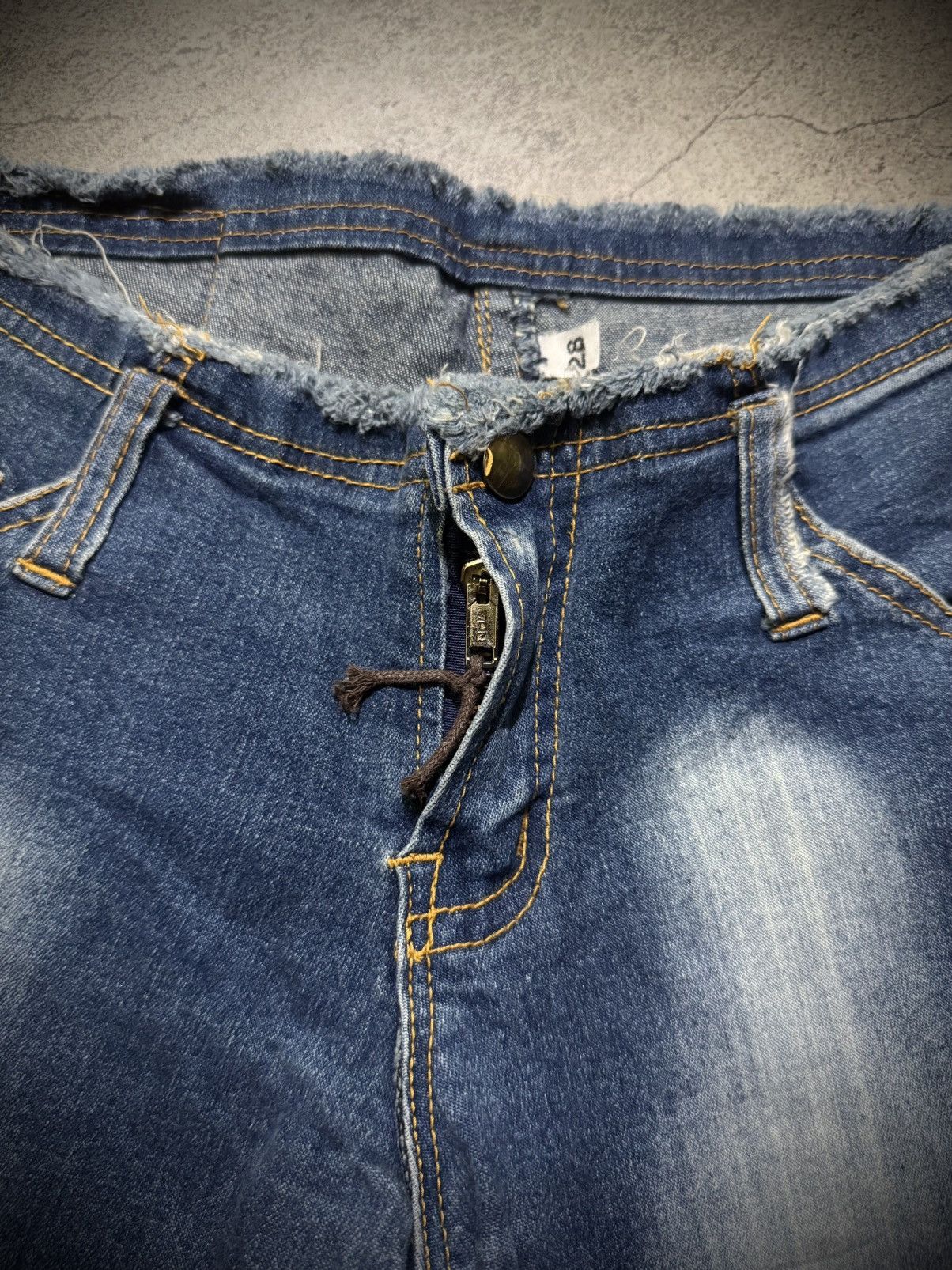 Tornado Mart Y2k Laced Ifsixwasnine Fadding Flare Jeans Size US 28 / EU 44 - 11 Thumbnail
