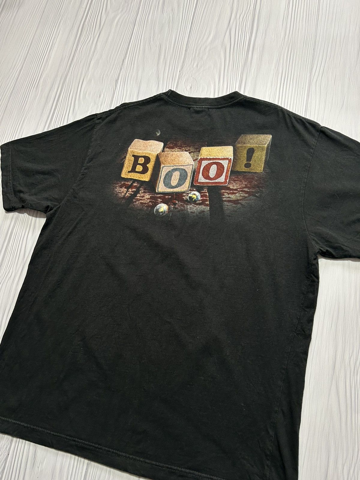 Vintage Vintage Y2K Allprinted Jack In Box Boo! Scary T-Shirt Size US XL / EU 56 / 4 - 9 Thumbnail