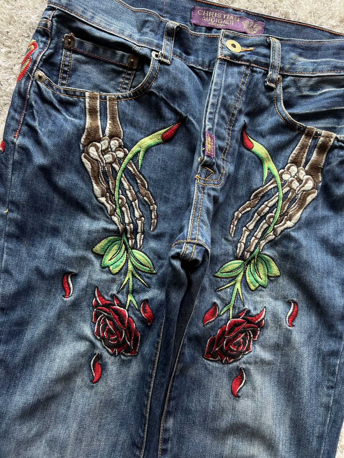 Christian Audigier Very rare Cristian Audigier jeans Size US 31 - 9 Thumbnail