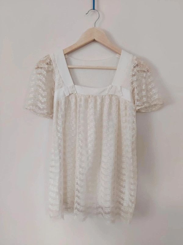 Vintage Vintage lace top Size S / US 4 / IT 40 - 2 Thumbnail