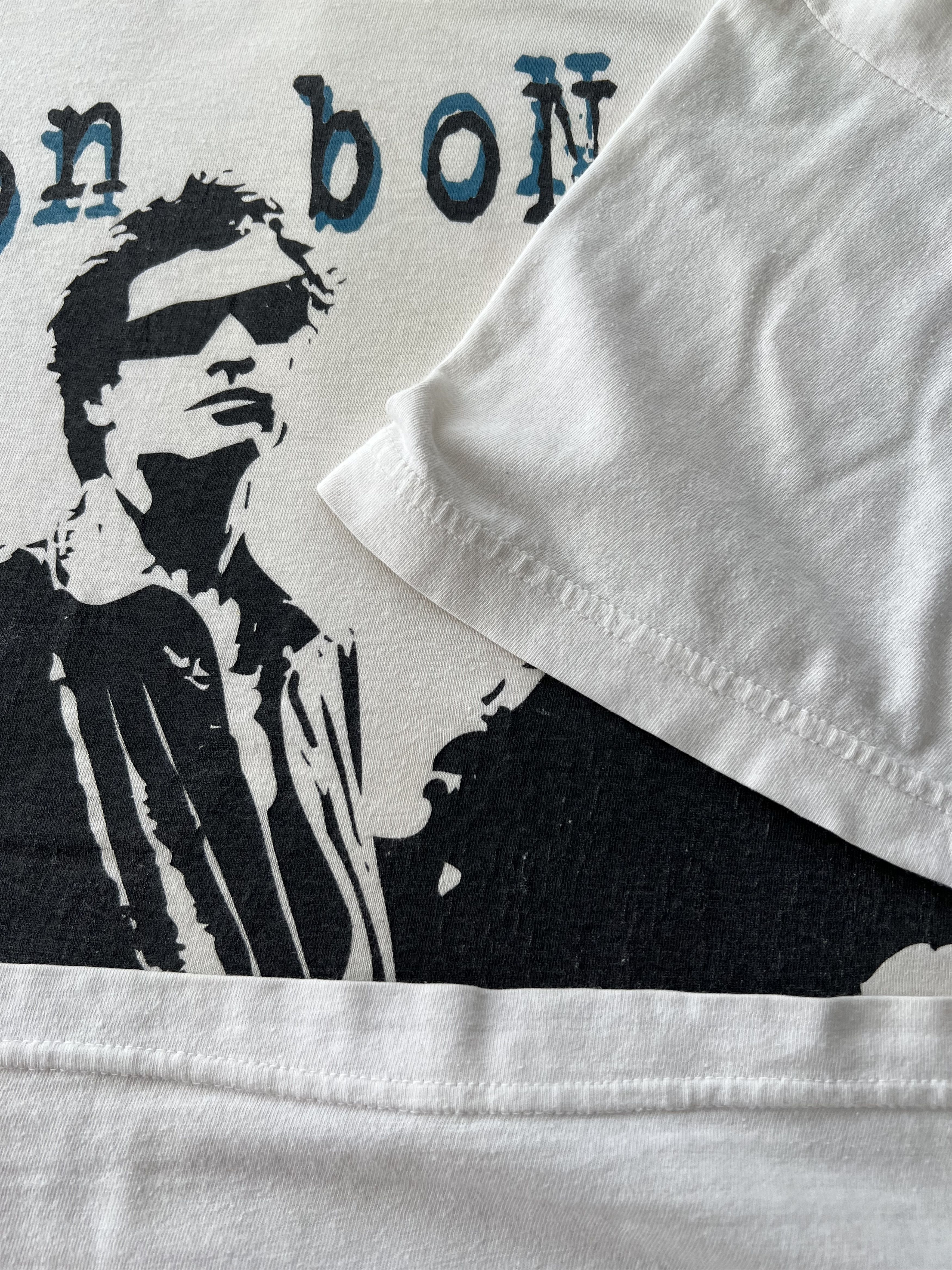 Band Tees Vintage 1997 Jon Bon Jovi Rock Band White T-shirt Size US XL / EU 56 / 4 - 7 Thumbnail