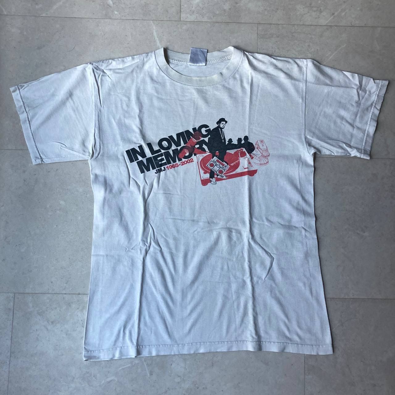 Rap Tees Vintage Adidas Run DMC Jam Master Jay Memory Rap Band Size US M / EU 48-50 / 2 - 1 Thumbnail