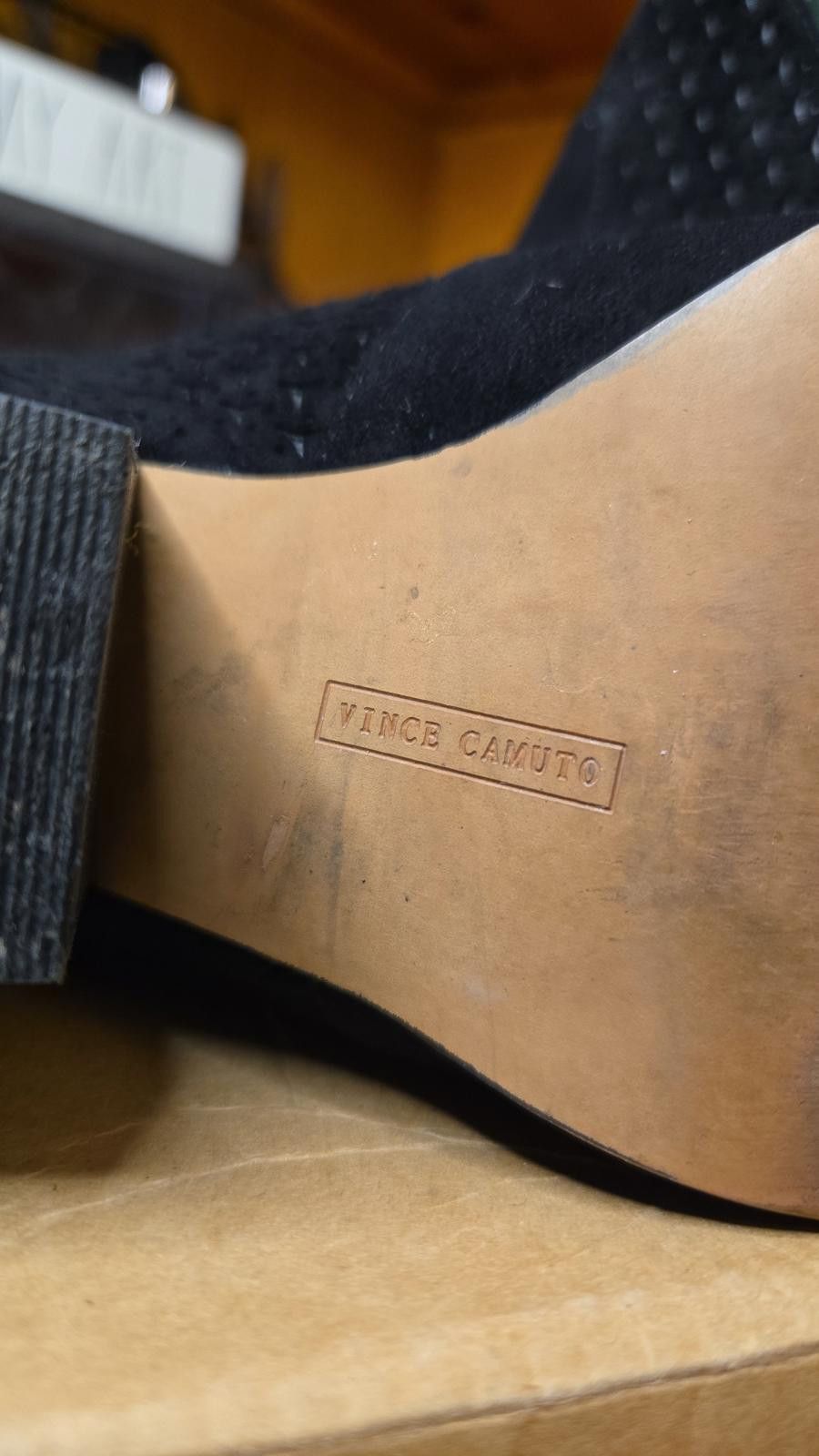 Vince Camuto Vince Camuto Black Suede Booties Size US 9.5 / IT 39.5 - 8 Thumbnail