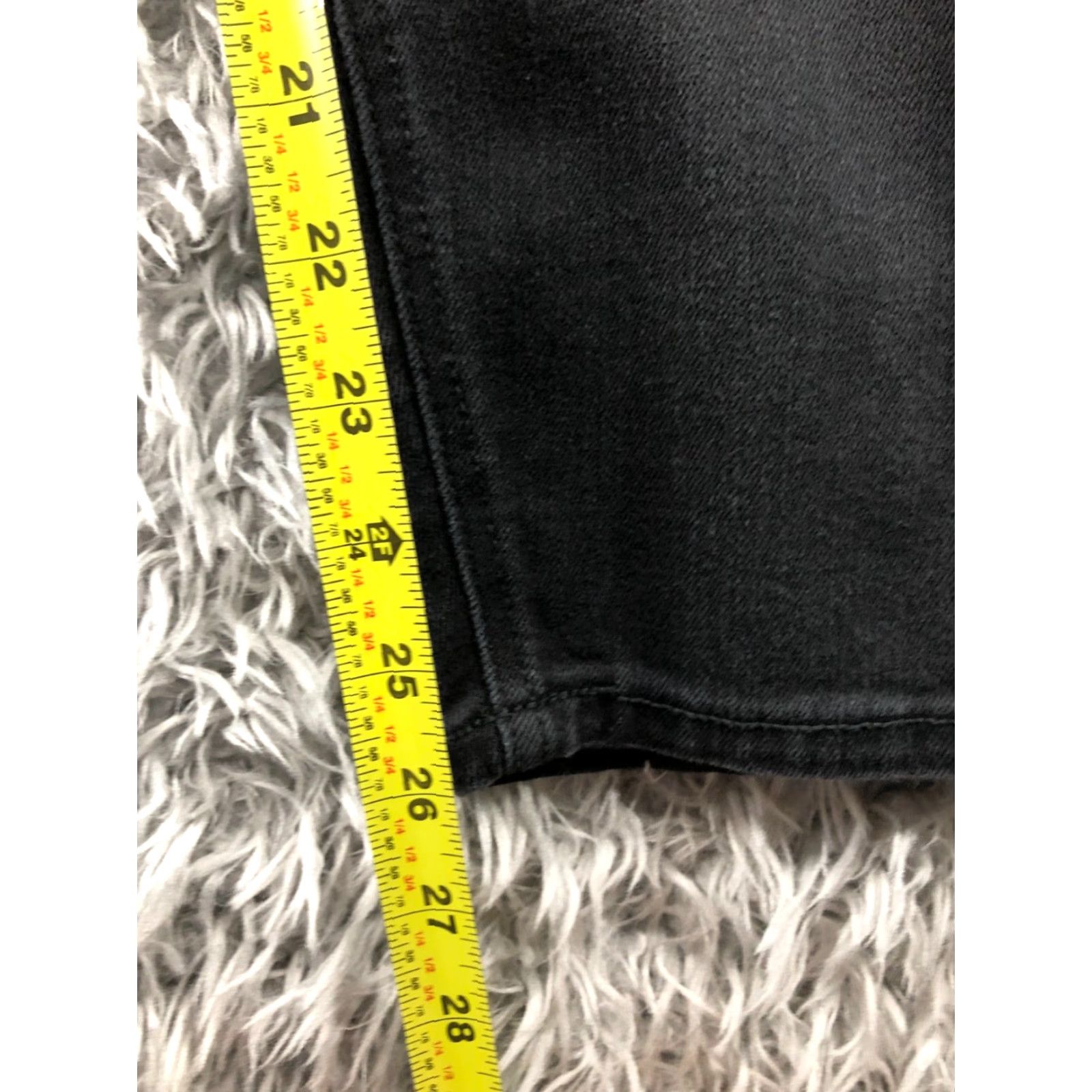 Old Navy Old Navy Jeans Womens Plus Size 20 High Rise Super Skinny Dark Wash Black Size 42" / US 20 - 3 Thumbnail