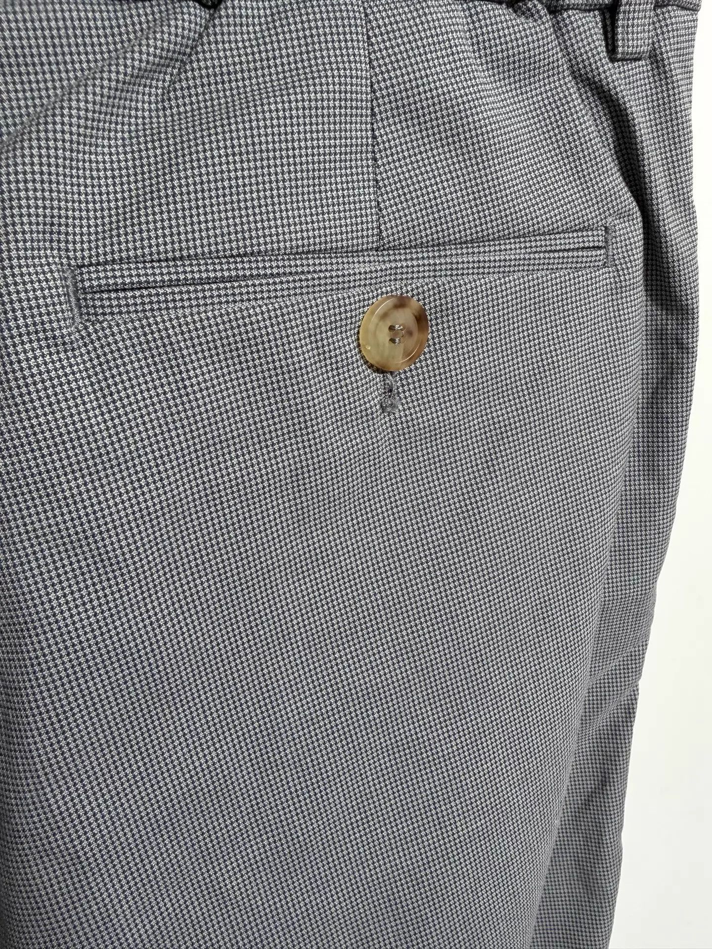 Giorgio Armani Giorgio Armani Slim Fit Houndstooth Chino 54 Size US 38 / EU 54 - 5 Thumbnail