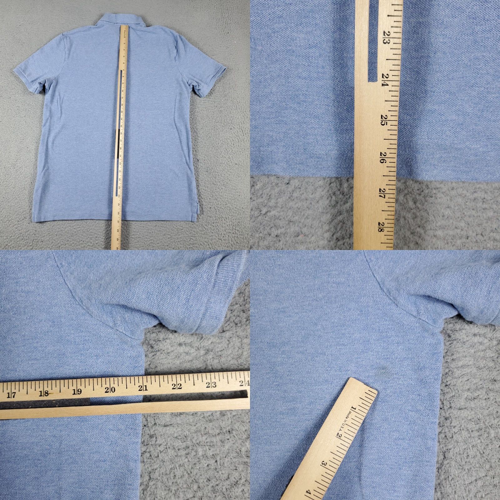 Ralph Lauren Ralph Lauren Polo Shirt Mens Medium Blue Casual Short Sleeve Activwear Size US M / EU 48-50 / 2 - 8 Thumbnail