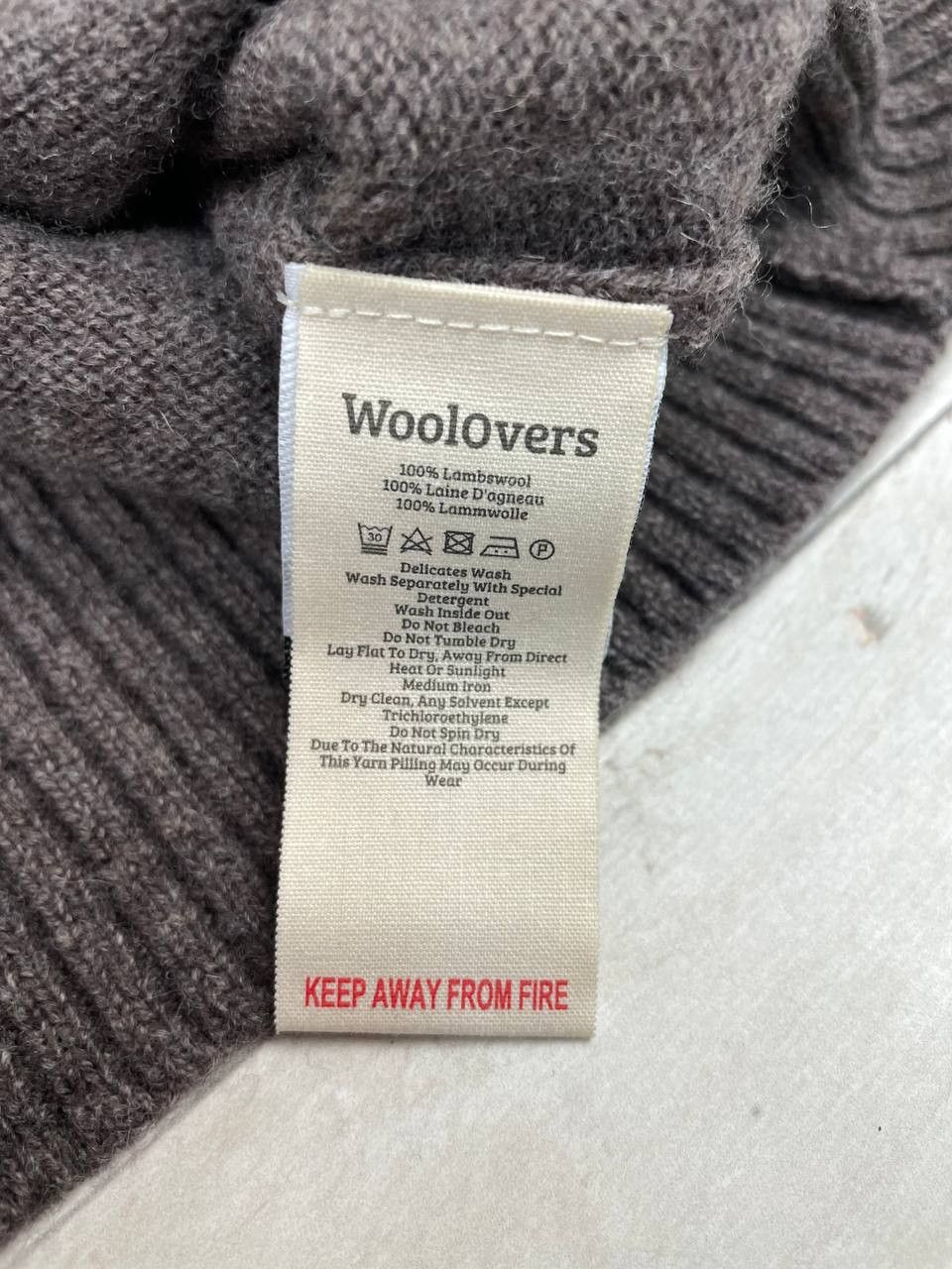 Vintage WoolOvers Sweater Full Zip Wool Knit Size US M / EU 48-50 / 2 - 5 Thumbnail