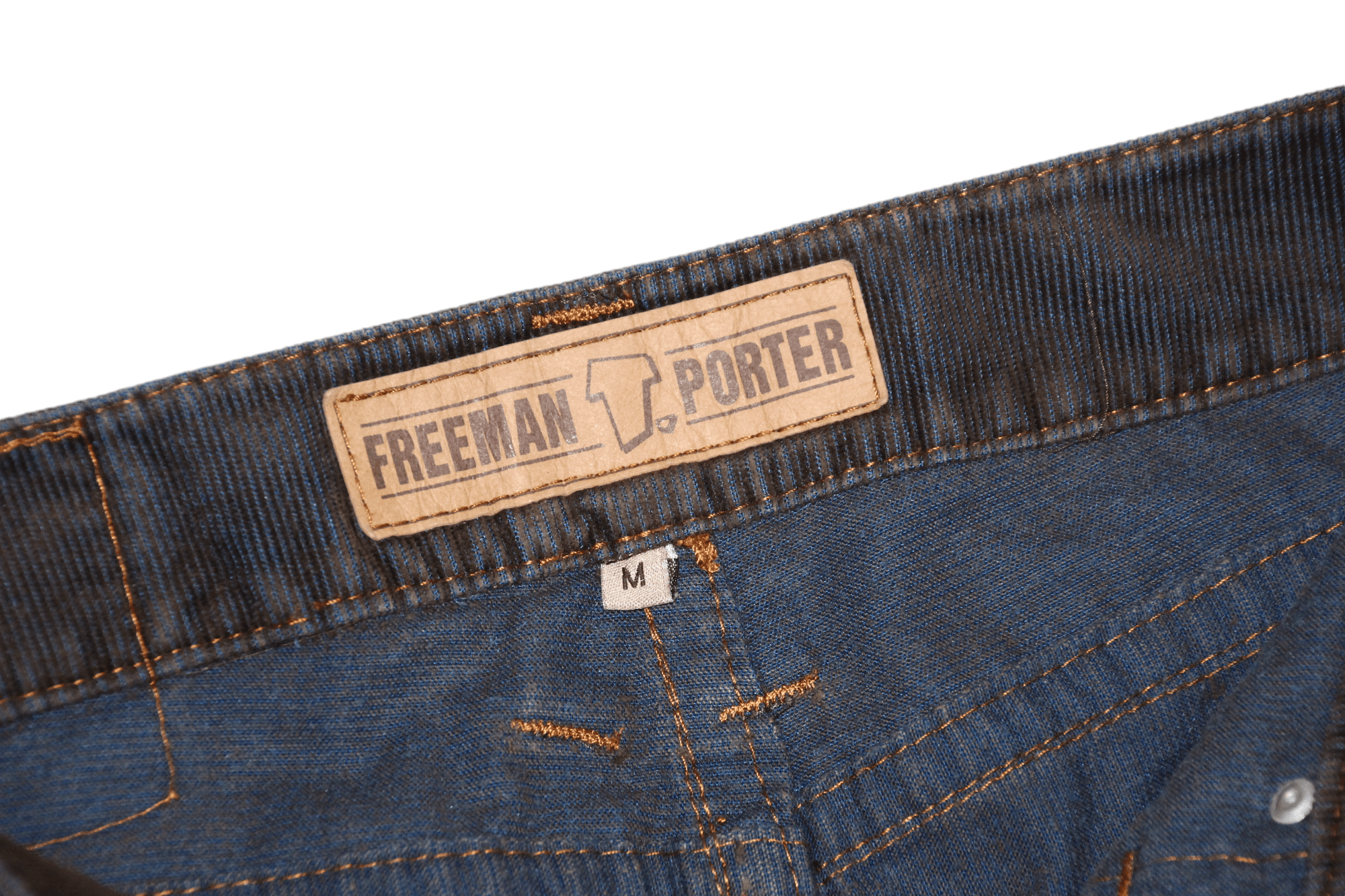 Freeman T. Porter 1993 Freeman T.Porter Dirty Coated Corduroy Denim Mini Skirt Size 32" / US 10 / IT 46 - 5 Thumbnail