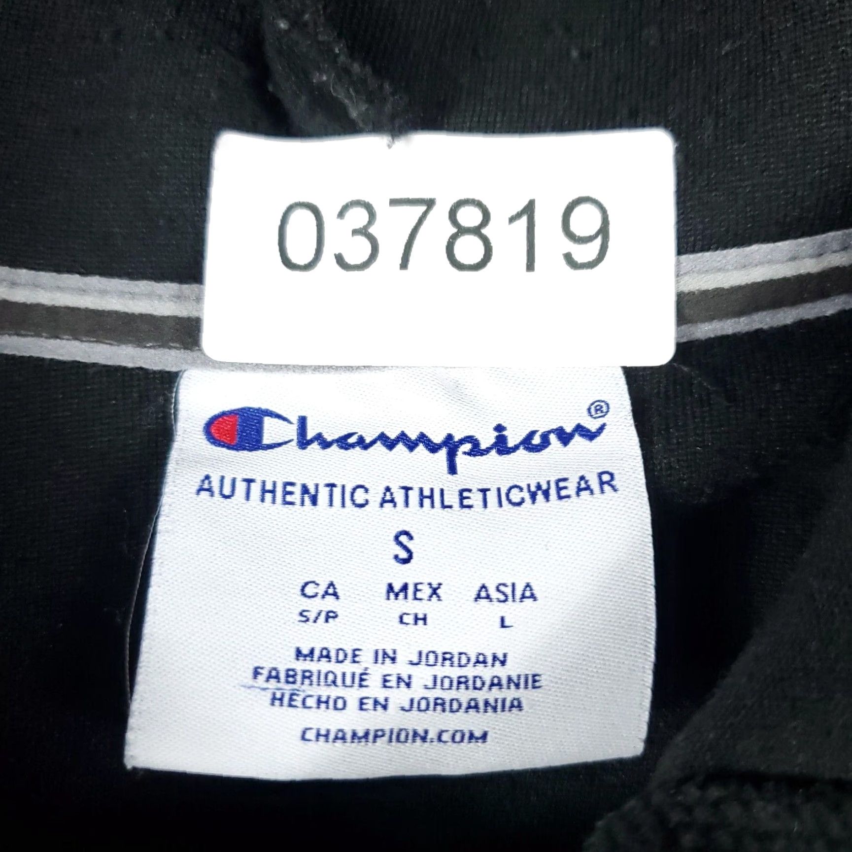 Champion Champion Hoodie Mens Small Black Fleece Pullover Sweatshirt Size US S / EU 44-46 / 1 - 8 Thumbnail