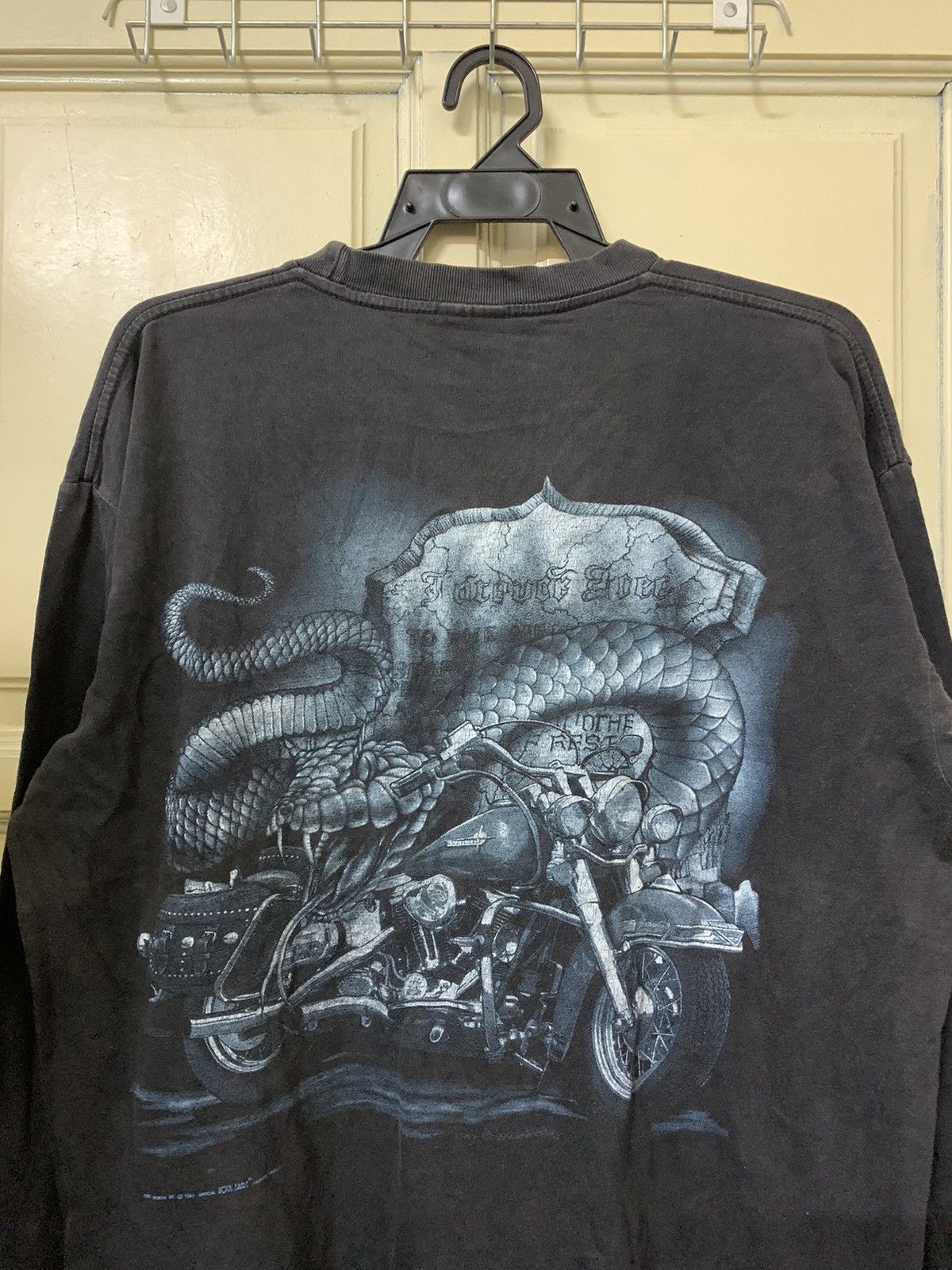 Vintage Vtg 90s Rock Eagle Harley Davidson Shirt Size US XL / EU 56 / 4 - 5 Thumbnail