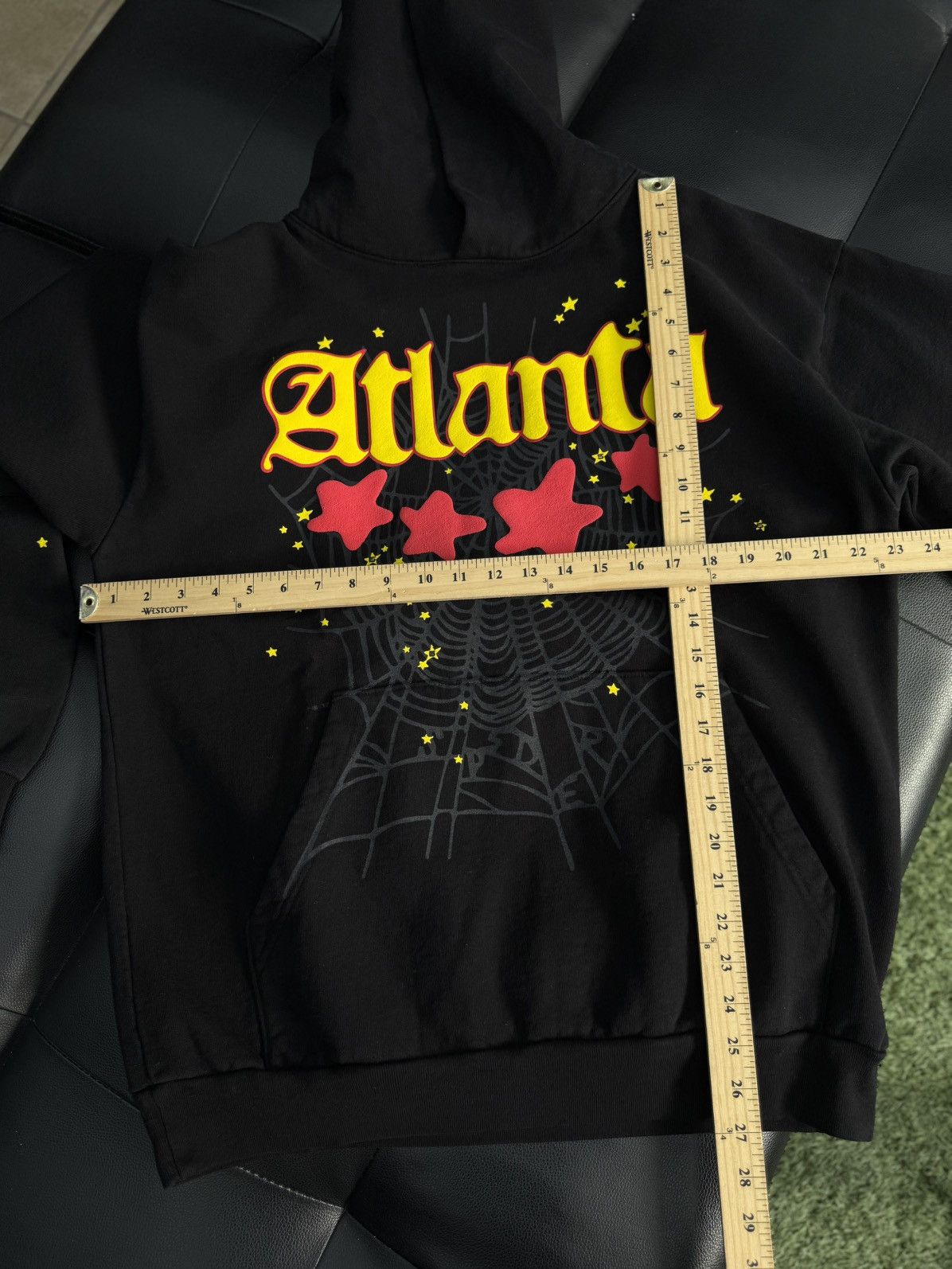 Sp5der Sp5der Black Atlanta Pullover Hoodie Size (L) NEW Size US L / EU 52-54 / 3 - 7 Thumbnail
