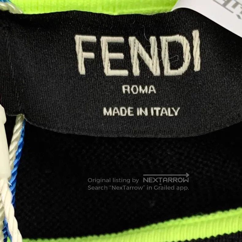 Fendi Fendi Black classic double F, turtleneck long-sleeve knit Size US M / EU 48-50 / 2 - 6 Thumbnail