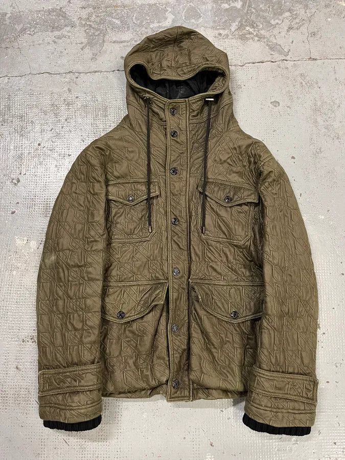 Emporio Armani AW2009 Emporio Armani Utility Cargo Khaki Military Jacket Size US M / EU 48-50 / 2 - 1 Thumbnail