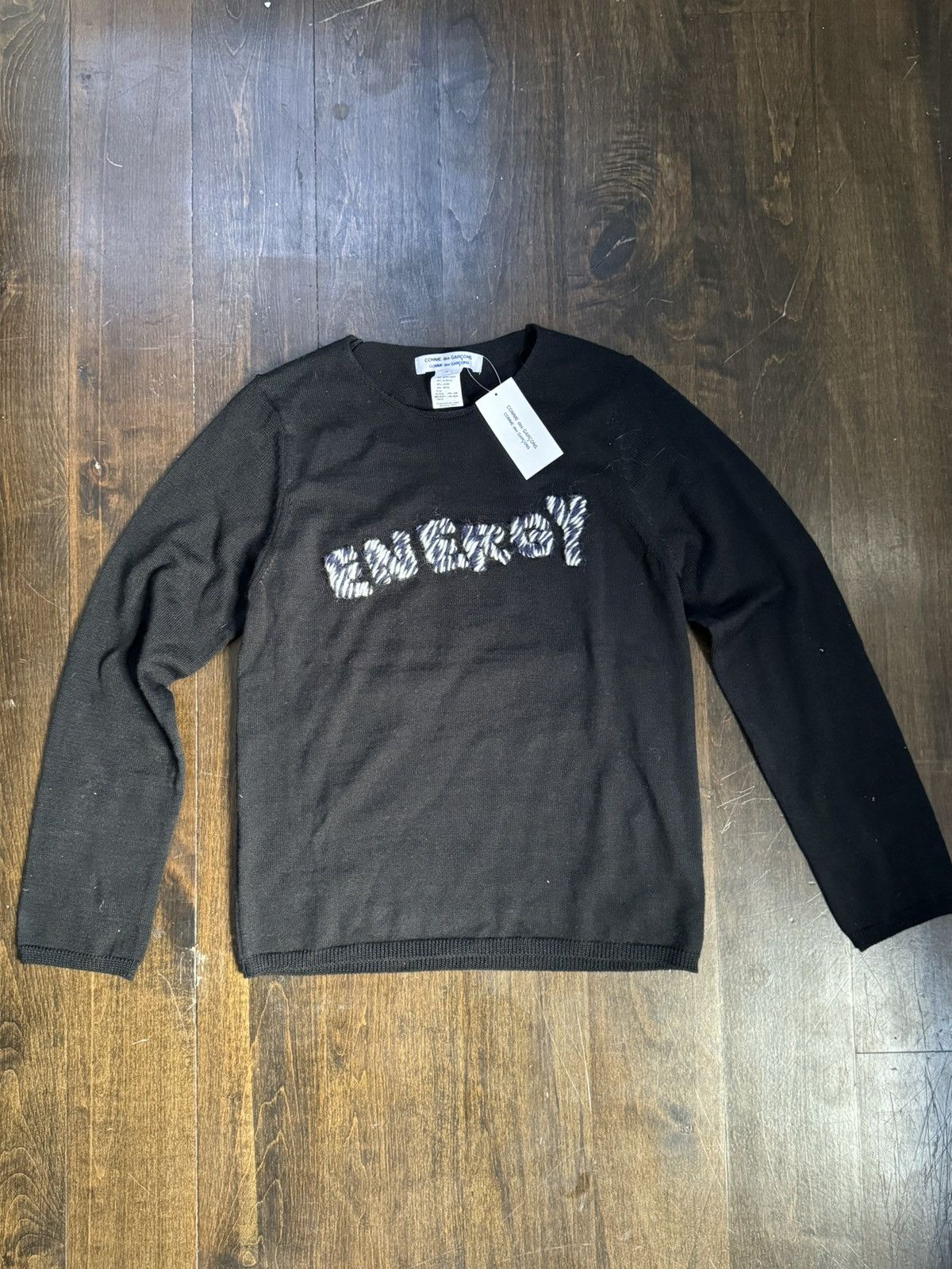 Comme des Garcons CDG Energy Knit Sweater Size US L / EU 52-54 / 3 - 1 Thumbnail