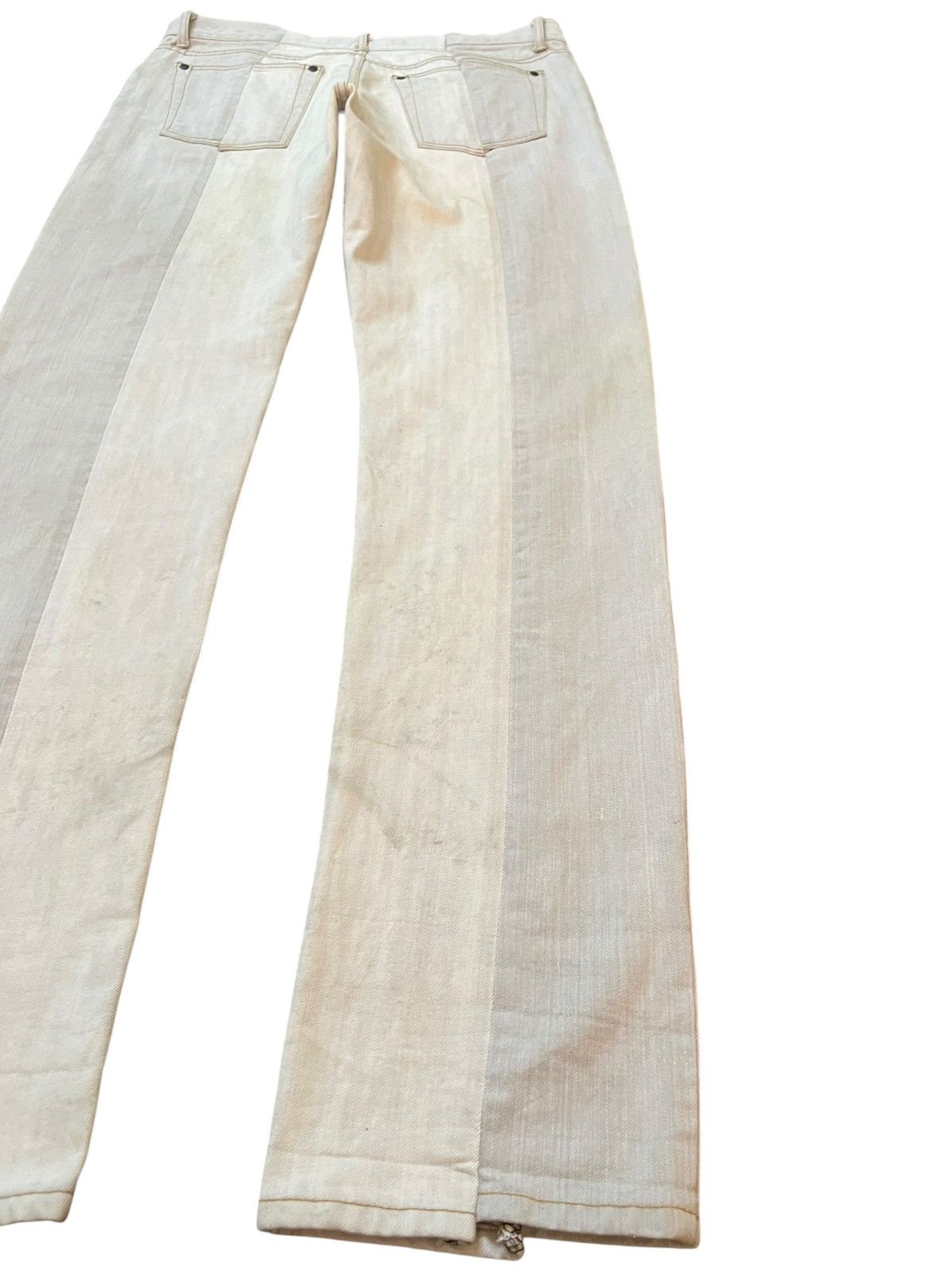 Maison MIHARA YASUHIRO Vintage Maison Mihara Yasuhiro Two Tone Dividing Seams denim Size US 35 - 10 Thumbnail