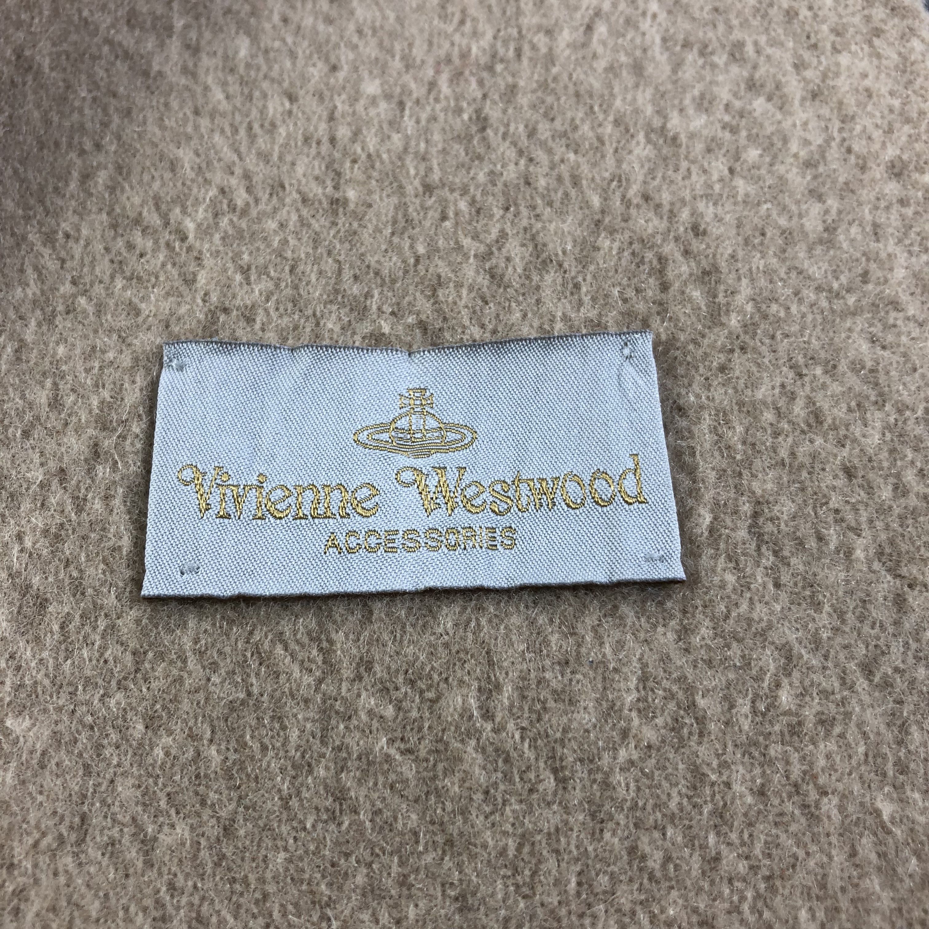 Vivienne Westwood Vivienne Westwood Plain Wool Scarf Muffler V1292 Size ONE SIZE - 5 Thumbnail