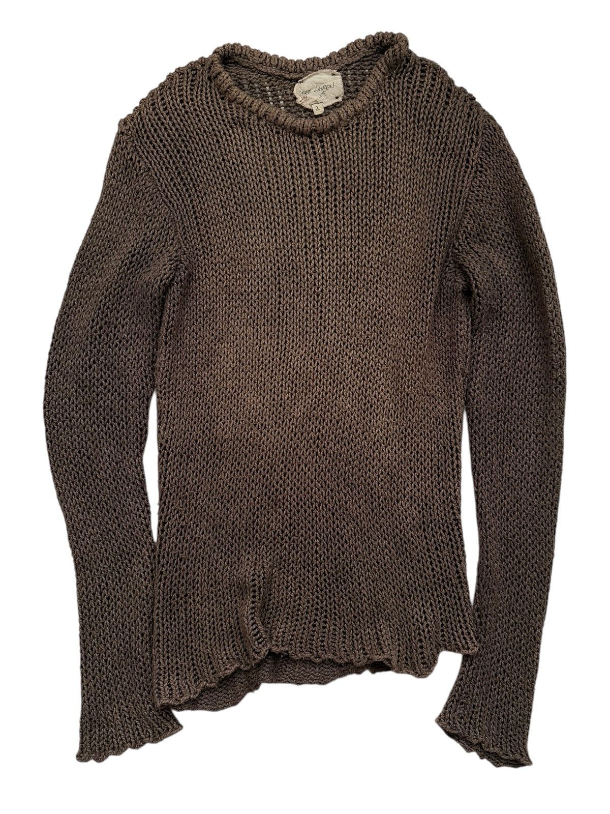 Greg Lauren RARE 2016 Knit Fisherman Sweater Brown Fade Size US M / EU 48-50 / 2 - 1 Thumbnail