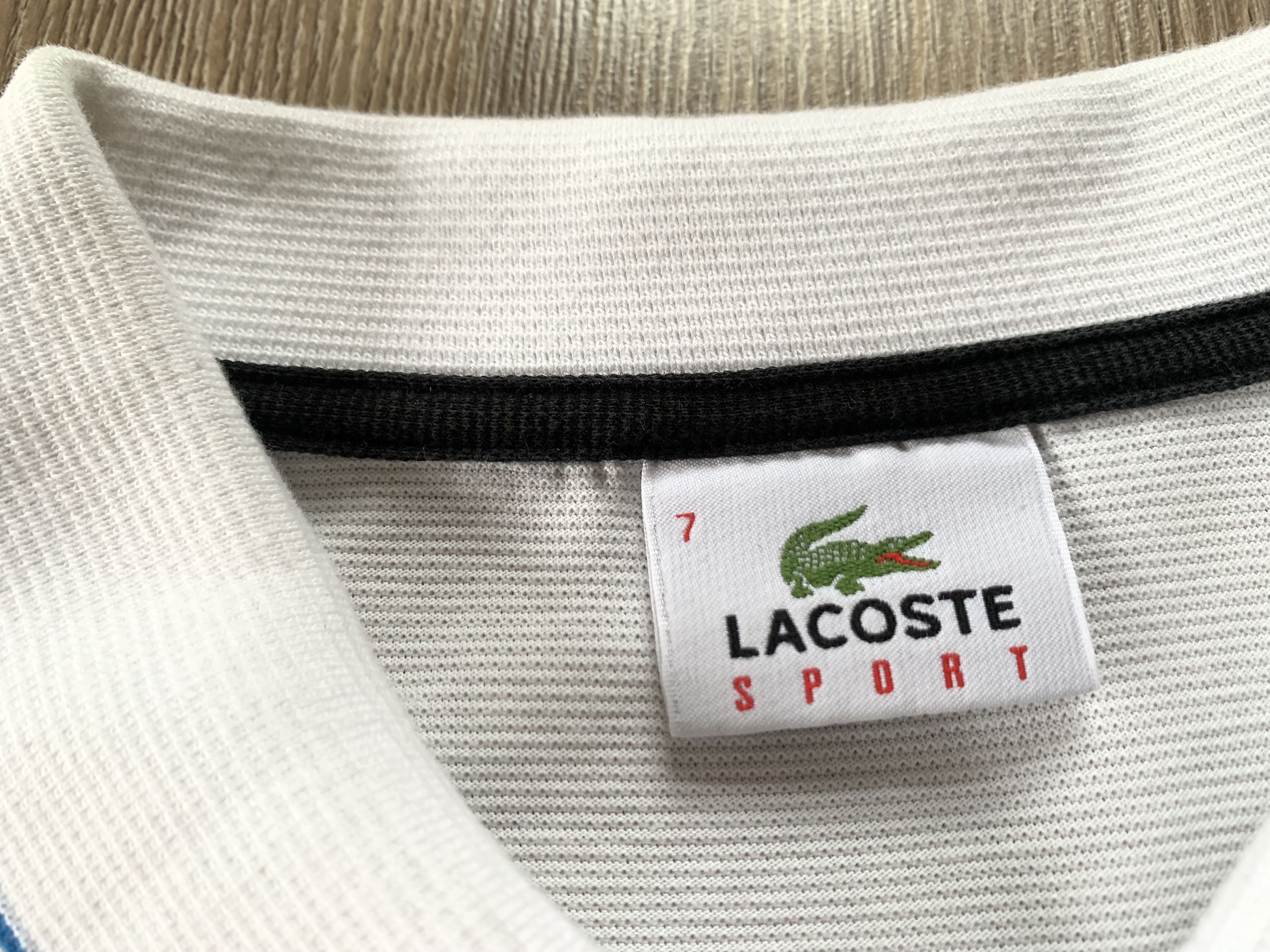 Lacoste × Vintage Vintage Lacoste Sport White Polo Size US L / EU 52-54 / 3 - 6 Thumbnail