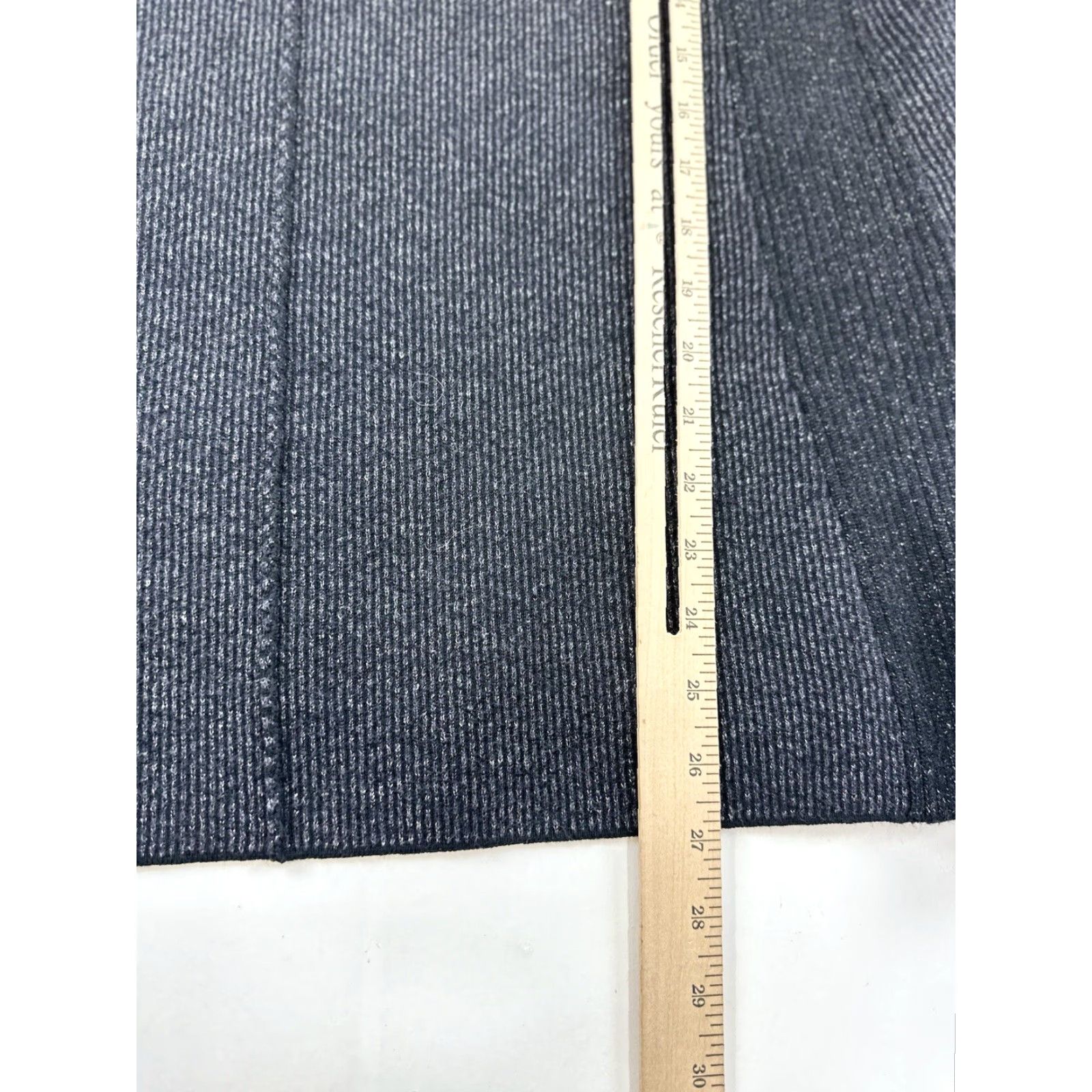 Vintage Damask Cardigan Sweater Women’s S Open Gray Herringbone Ribbed Classic Preppy Confident Casual Size S / US 4 / IT 40 - 7 Thumbnail