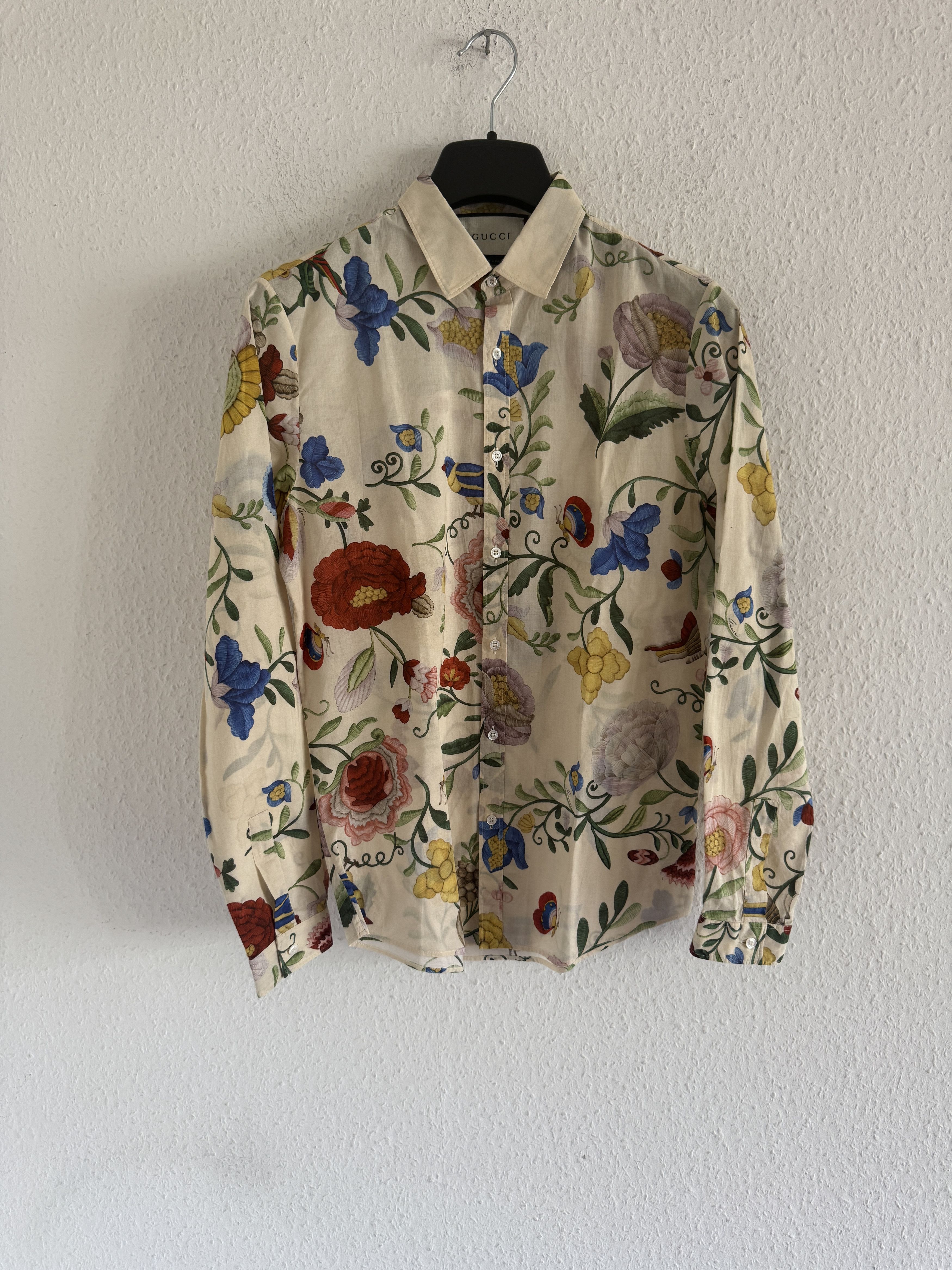 Gucci Duke Floral Button-Up Shirt Size US M / EU 48-50 / 2 - 2 Thumbnail