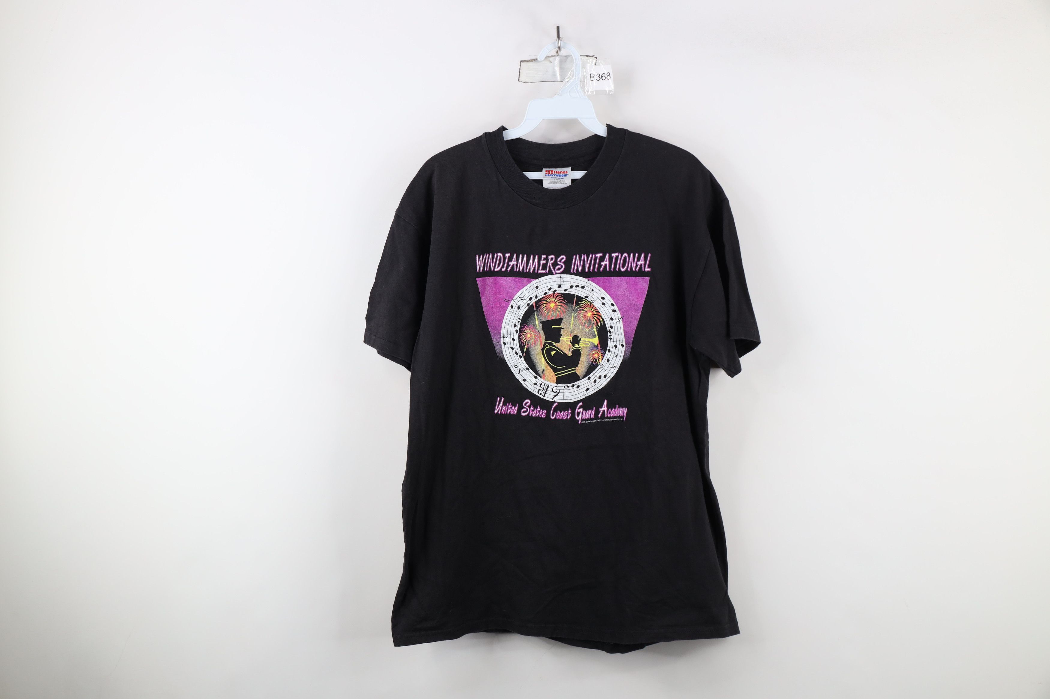 Vintage Vintage 90s United States Guard Academy Windjammers T-Shirt Size US L / EU 52-54 / 3 - 1 Thumbnail