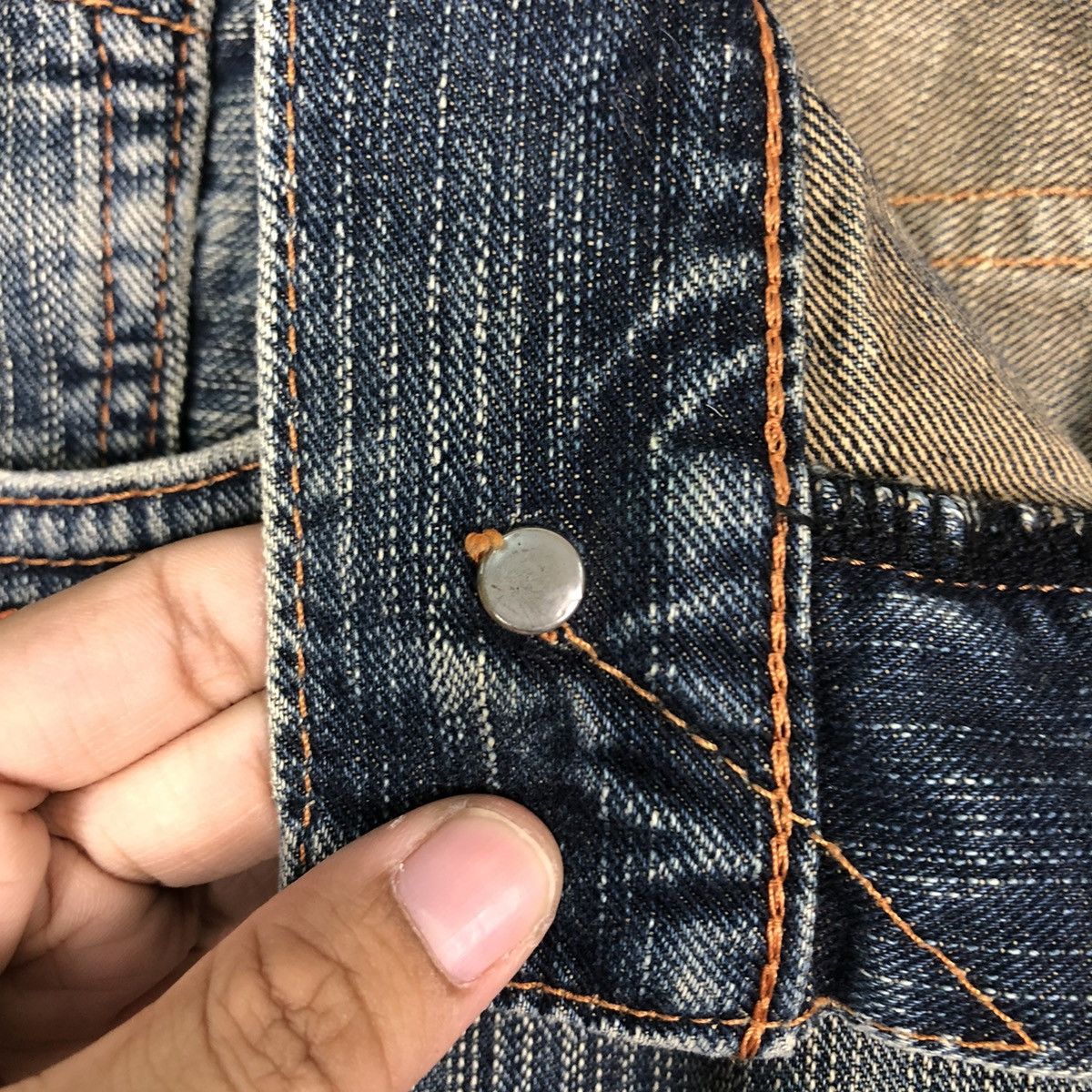 Japanese Brand 🔥VINTAGE DENIM JEANS EDWIN JAPAN INSPIRE ISSEY MIYAKE Size US 38 / EU 54 - 17 Thumbnail